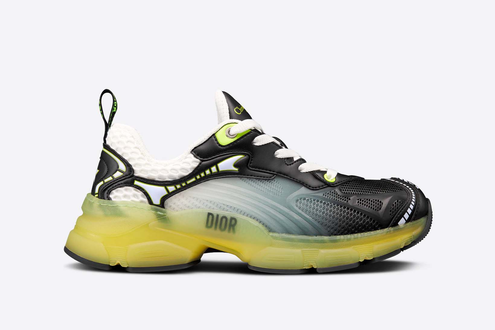 Neon yellow and black 2024 sneakers