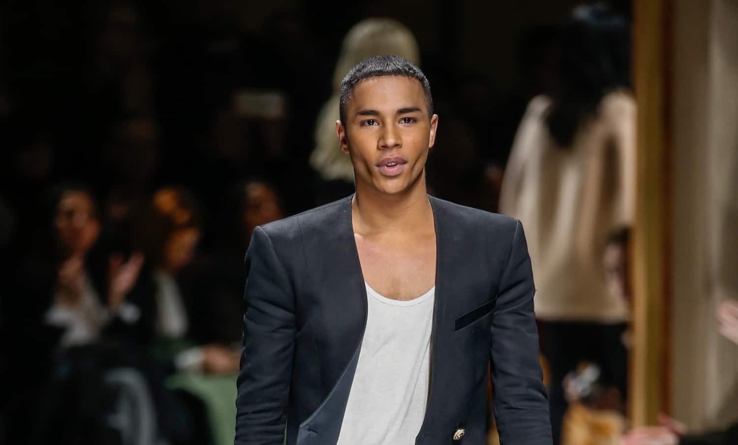 Olivier Rousteing Designs a Loving Tribute to Jean-Paul Gaultier