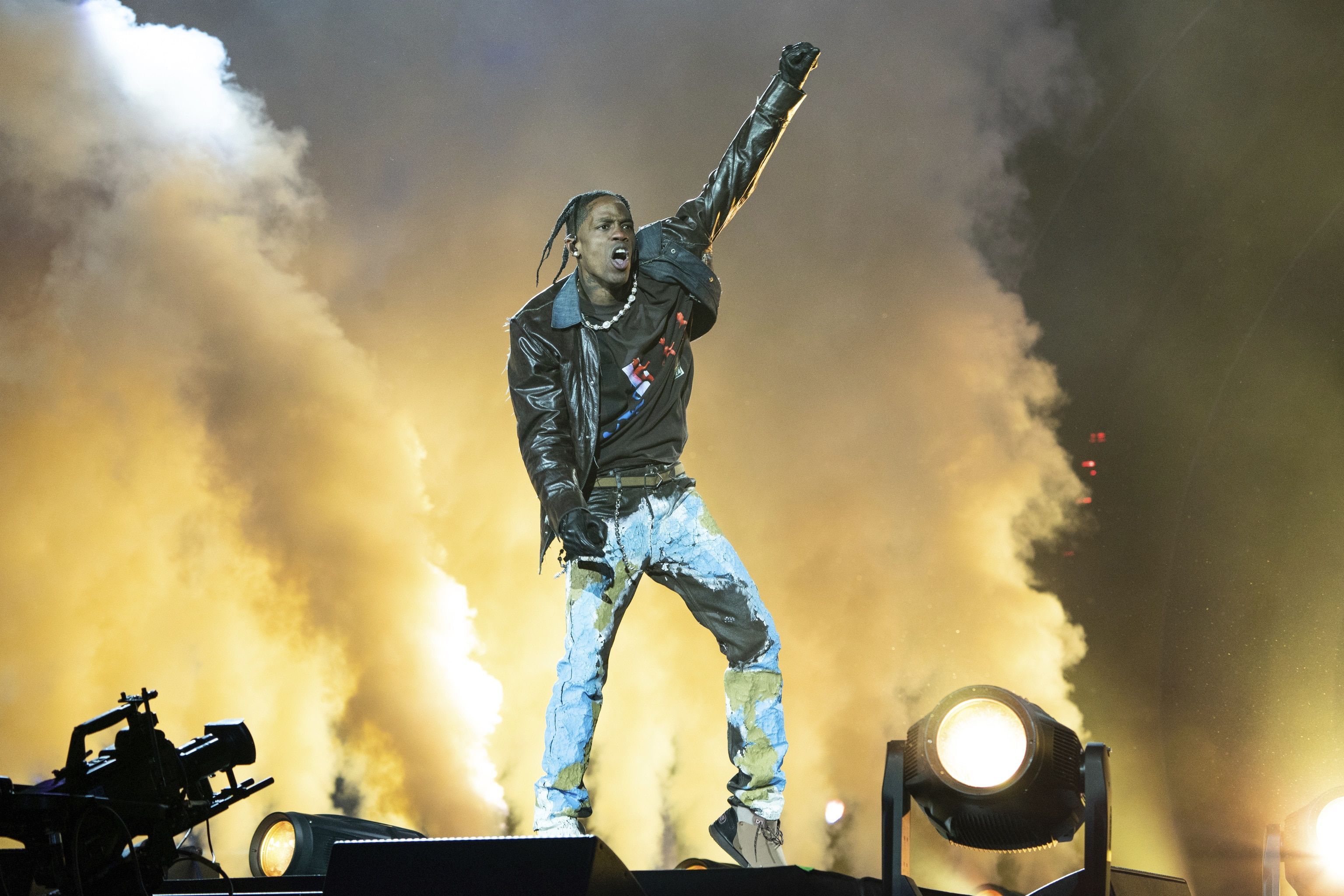 Travis Scott at Astroworld Festival: The Rapper Brings Kanye West