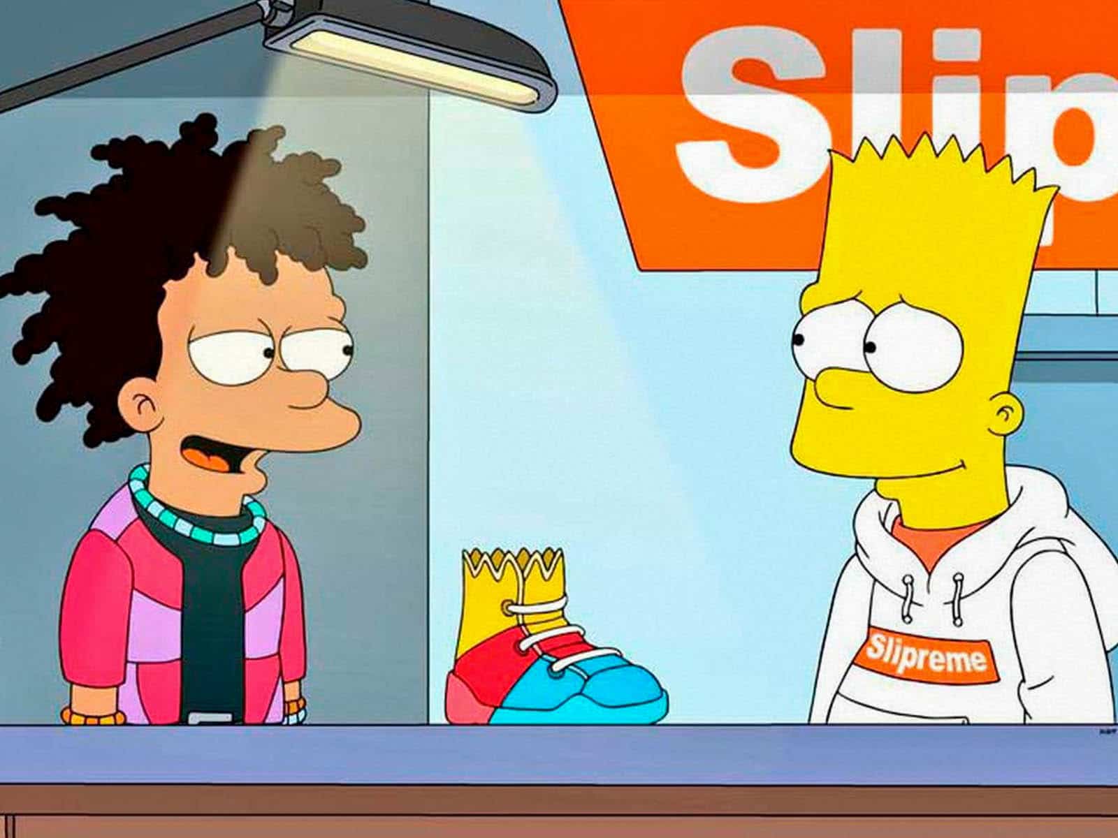 Los Simpson parodian la cultura streetwear con Supreme y The Weeknd