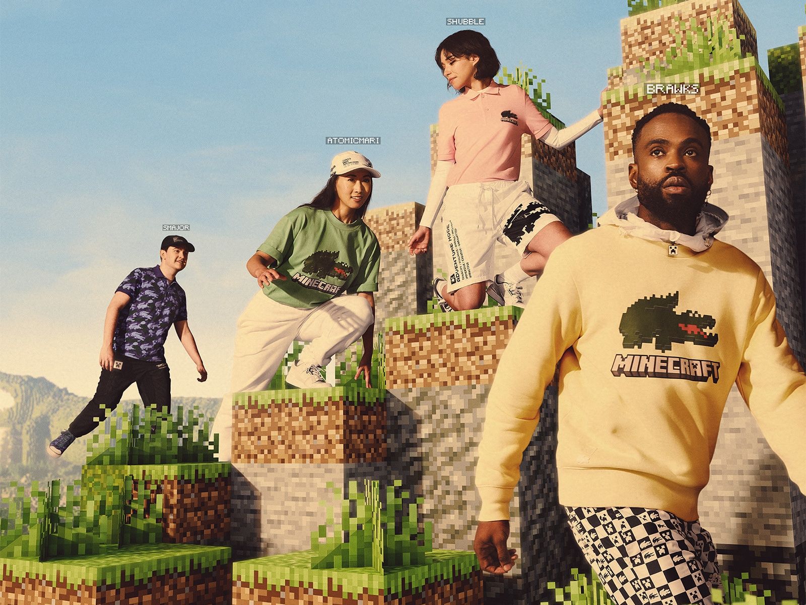 Lacoste x Minecraft: It all begins with the game