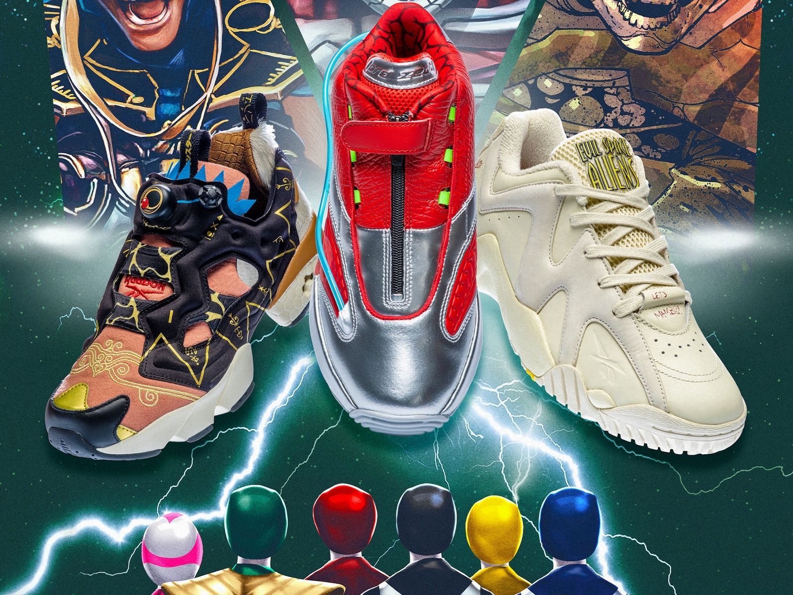 Reebok launches second Mighty Morphin Power Rangers collection