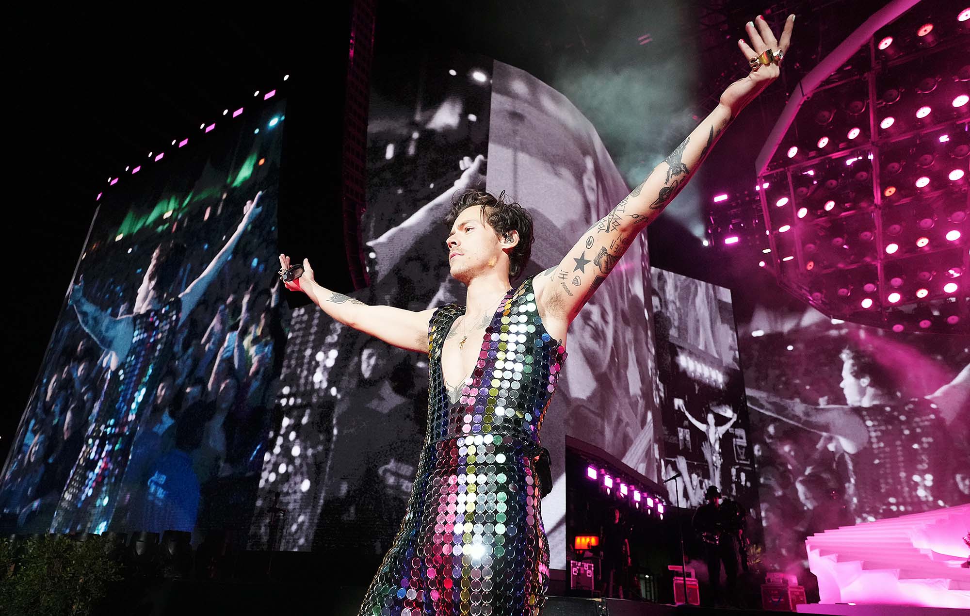 Harry Styles, the undisputed star of Coachella's opening weekend