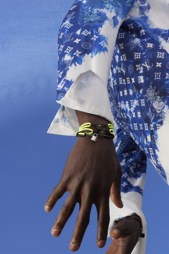 Louis Vuitton x UNICEF Silver Lockit bracelet by Virgil Abloh HIGHXTAR.