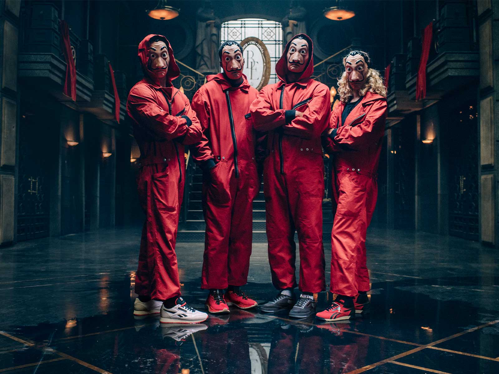 Join the resistance with the La Casa de Papel collection by Reebok and Netflix