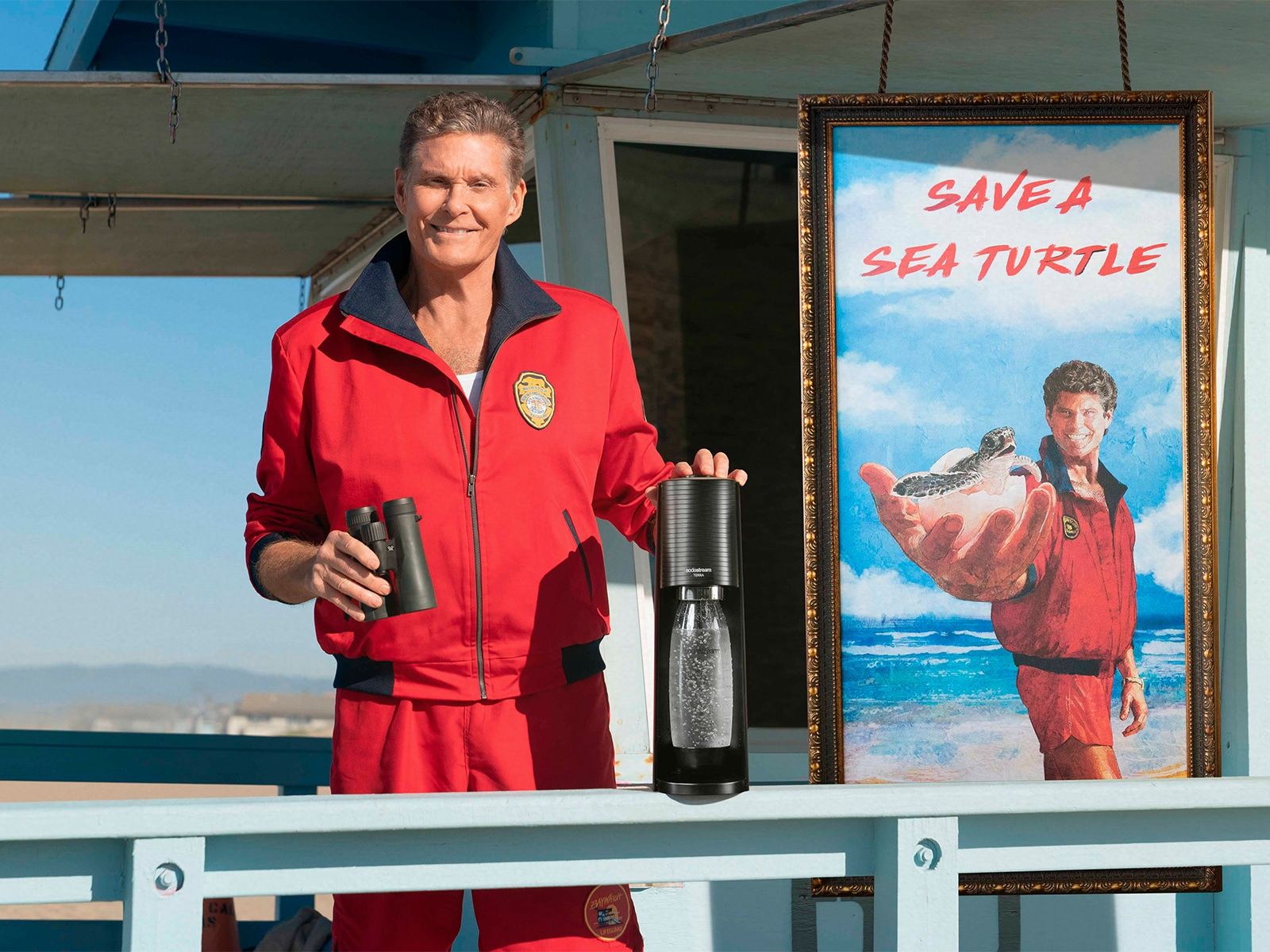 SodaStream salvará un millón de tortugas marinas con el apoyo de Mitch Buchannon