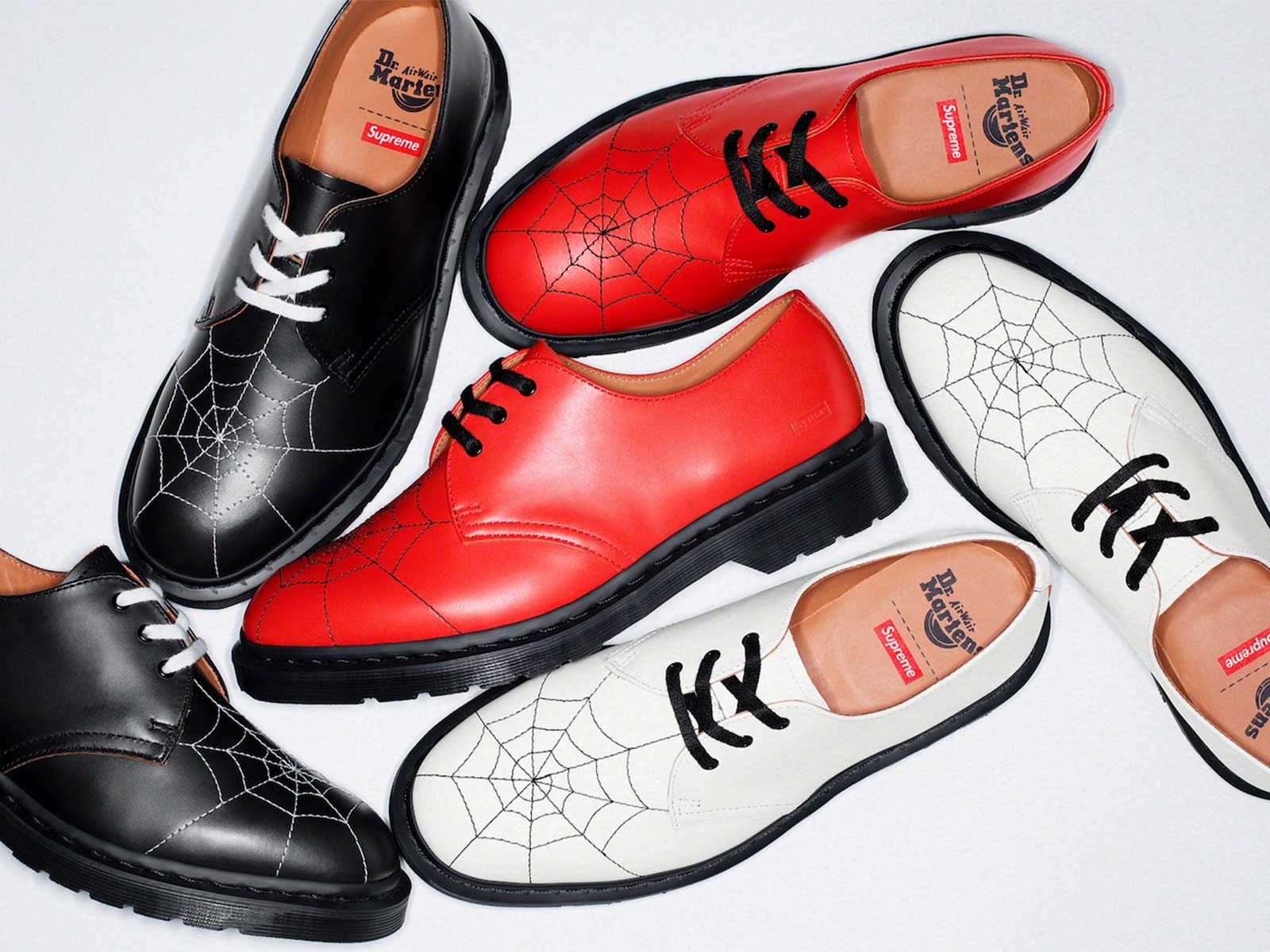 Supreme and Dr. Martens reunite in three new silhouettes