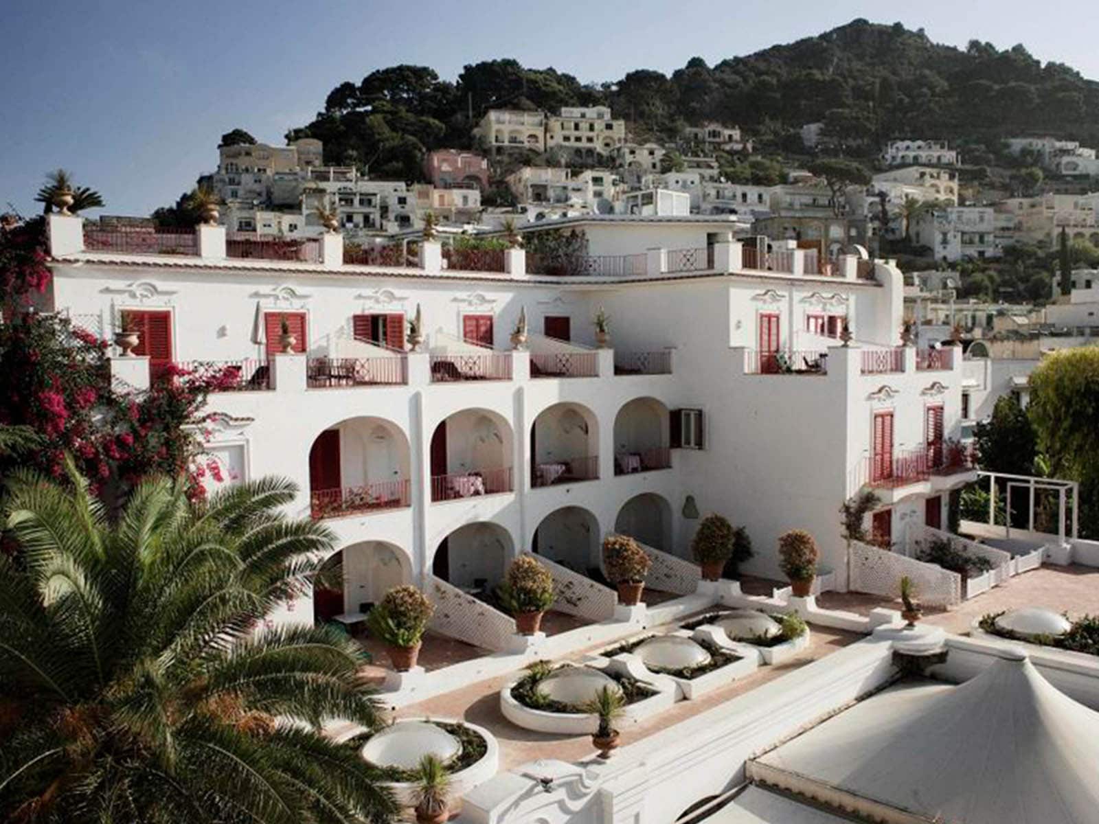 Añadimos a nuestra lista de deseos el Hotel La Palma en Capri