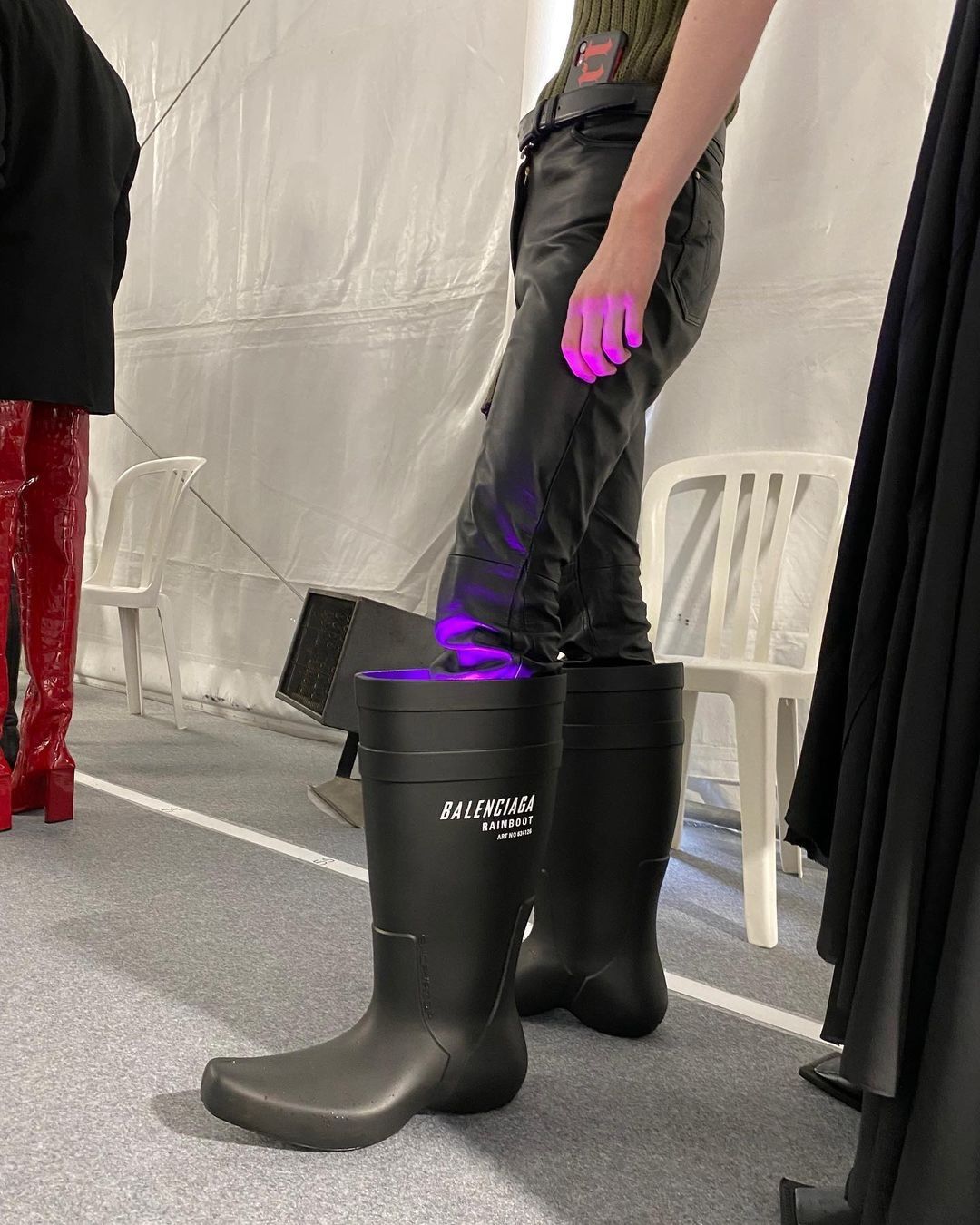 BALENCIAGA EXCAVATOR BOOTIE RUBBER ブーツラバー - ブーツ