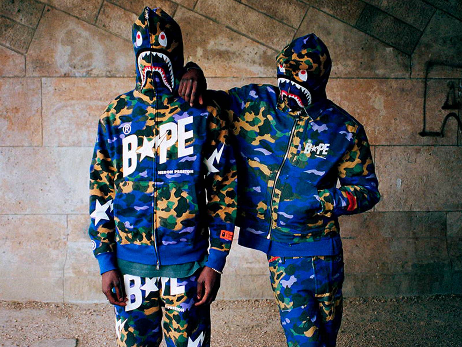 HERON PRESTON collaborates with BAPE® to offer something unique