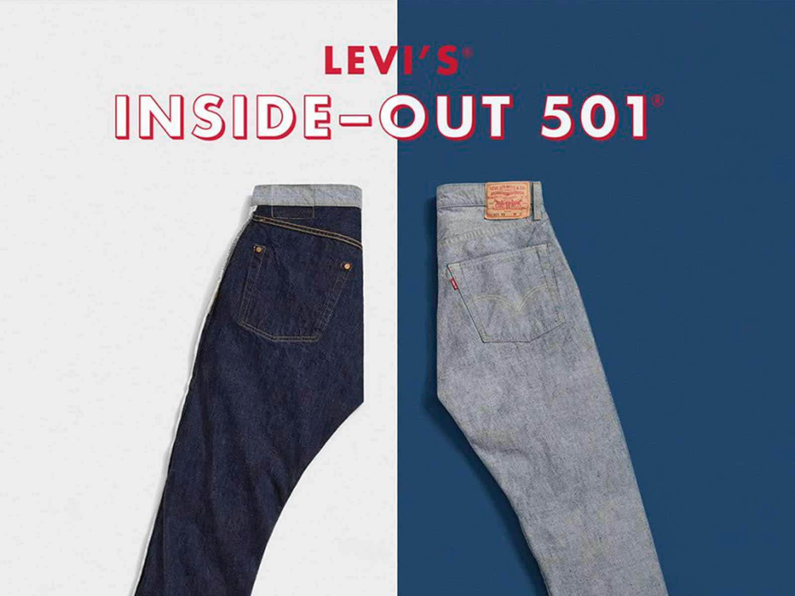 Levi’s Vintage Clothing turns its 501s inside out