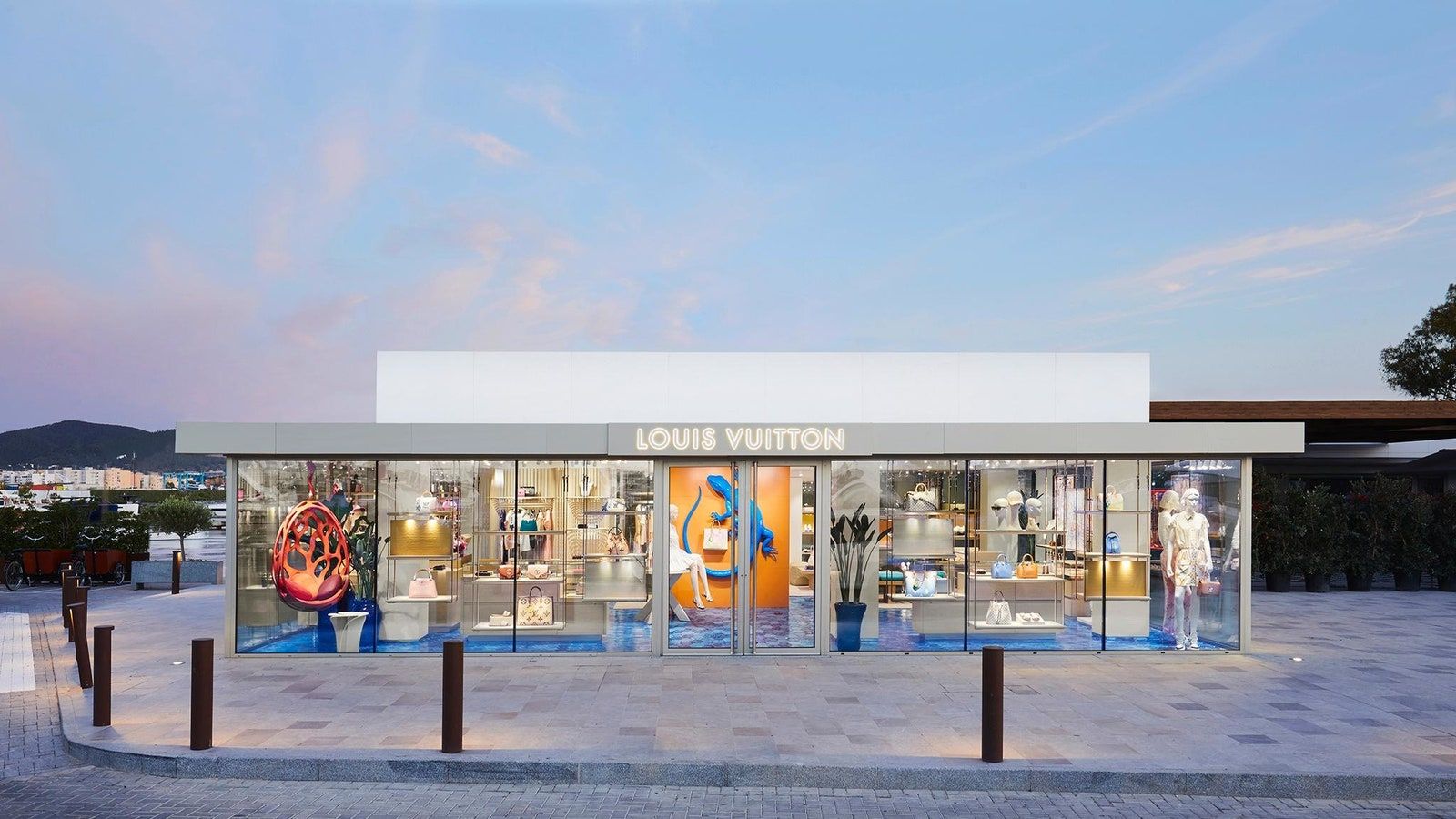 Louis Vuitton has opened an exclusive pop-up store in Italy