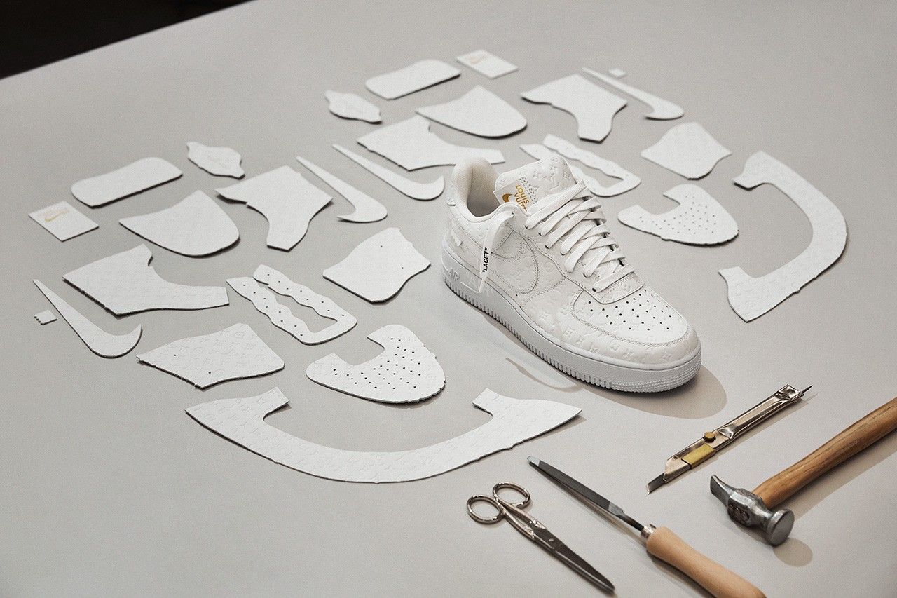 Launch of the Louis Vuitton Nike Air Force 1 designed by Virgil Abloh - A  Highlight from the Louis Vuitton Spring-Summer 2022 Collection