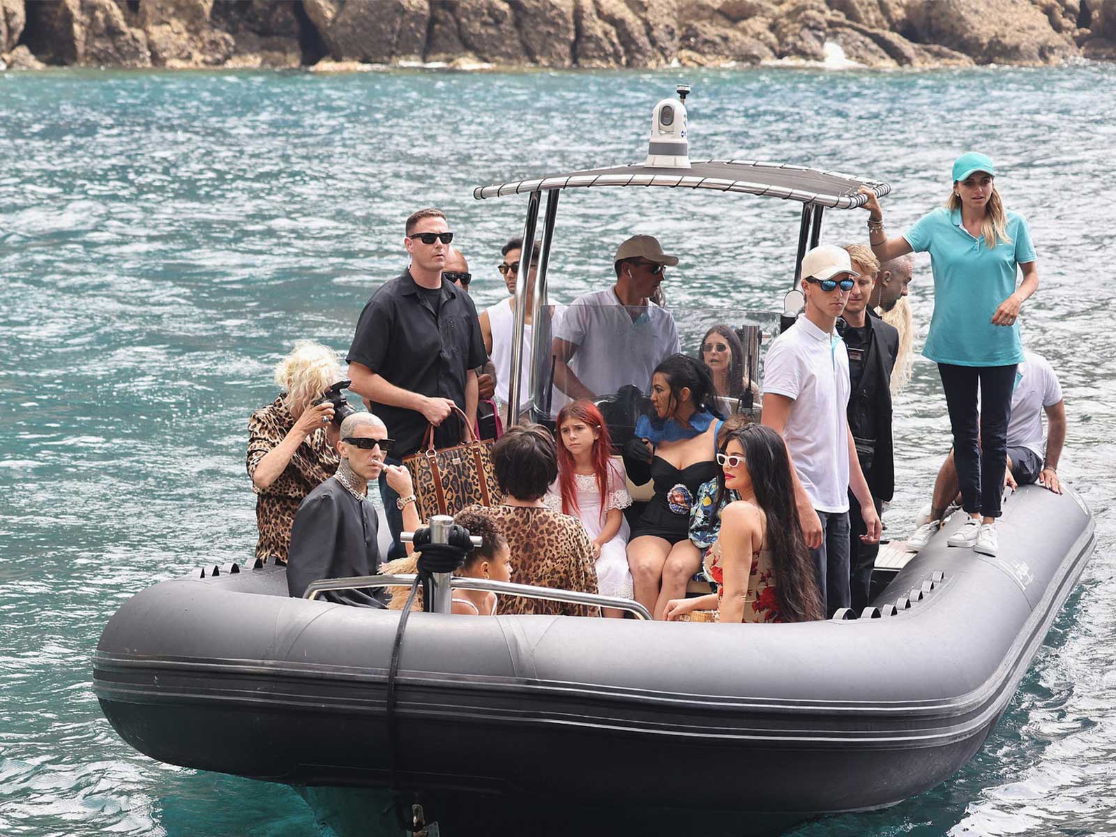 The Kardashian/Jenner family conquers Portofino