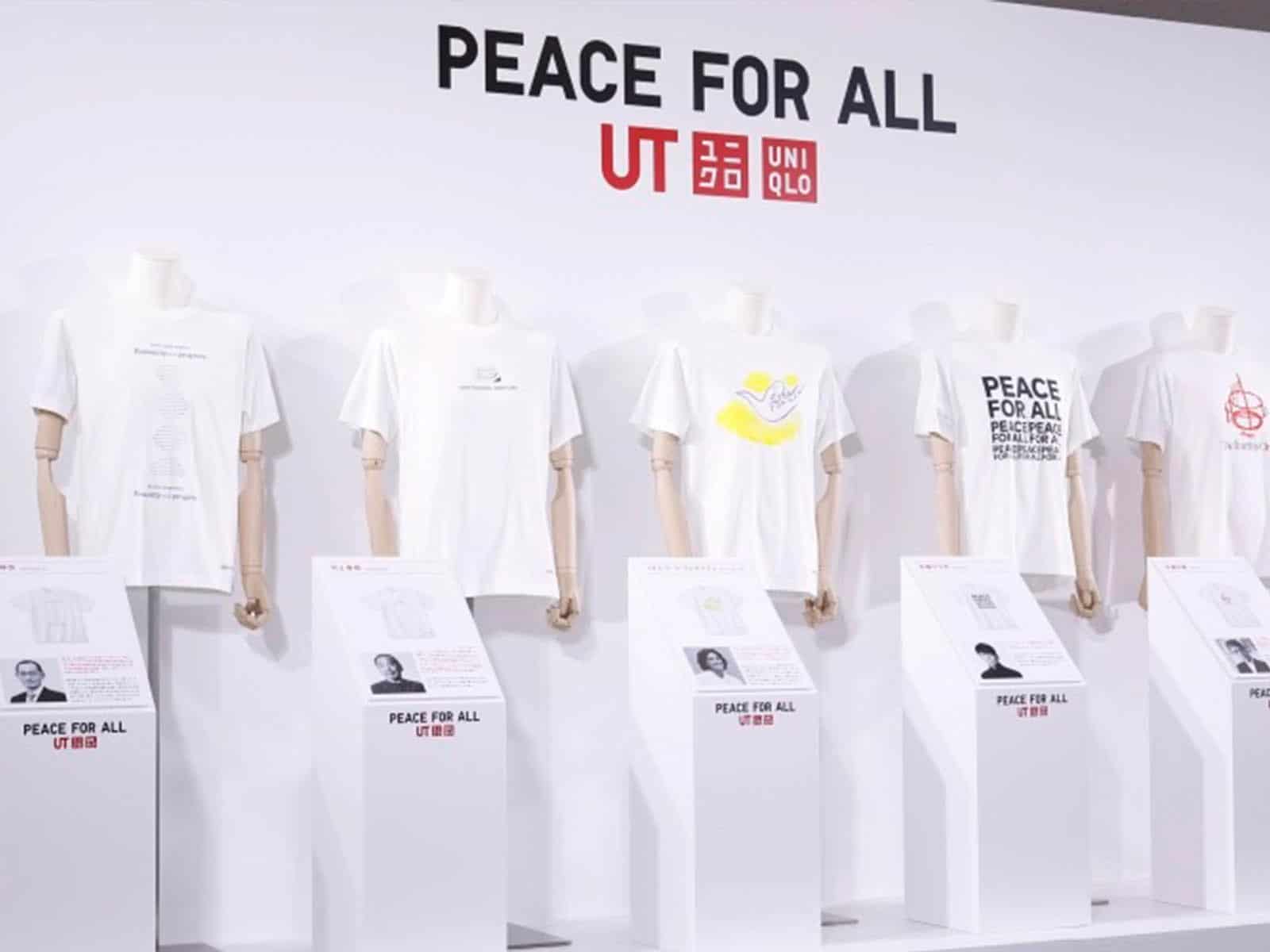 UNIQLO launches UT PEACE FOR ALL solidarity project