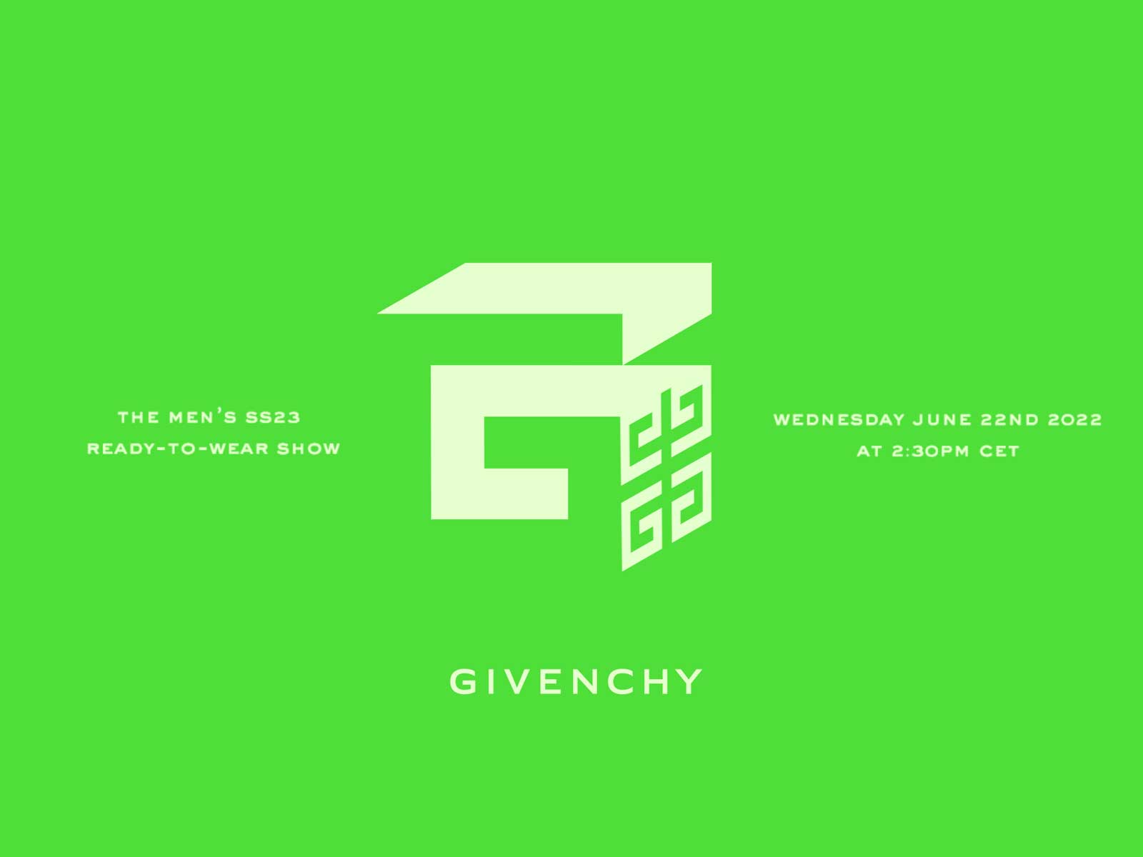 Follow the Givenchy SS23 fashion show live