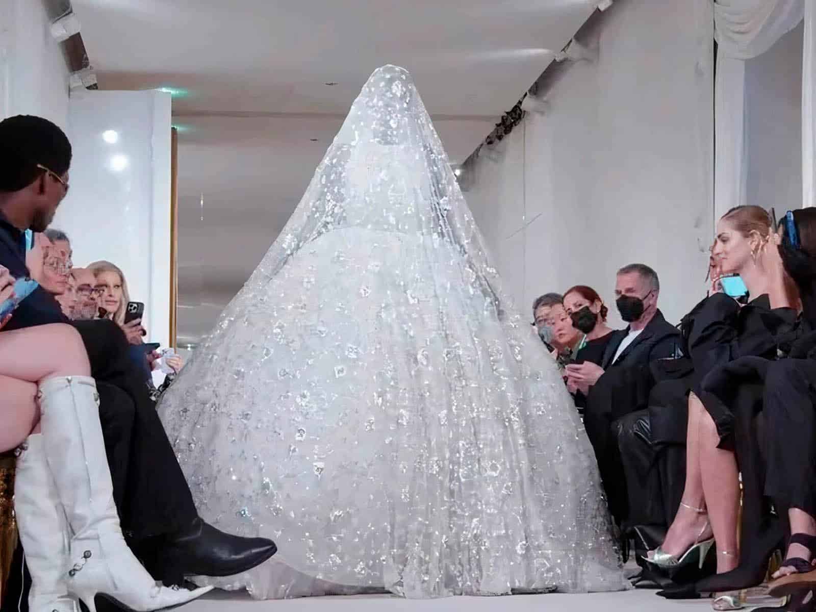 The Couture dresses that have taken the most hours to make