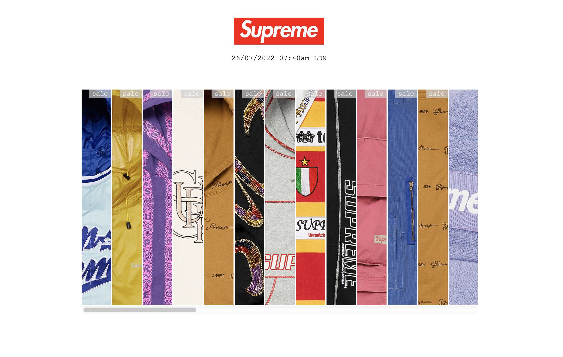 new supreme items