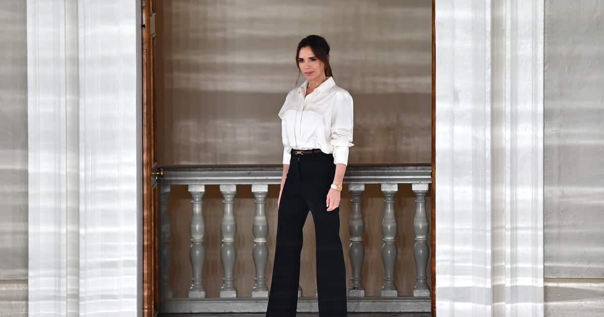 Victoria Beckham in Louis Vuitton x Supreme T-Shirt