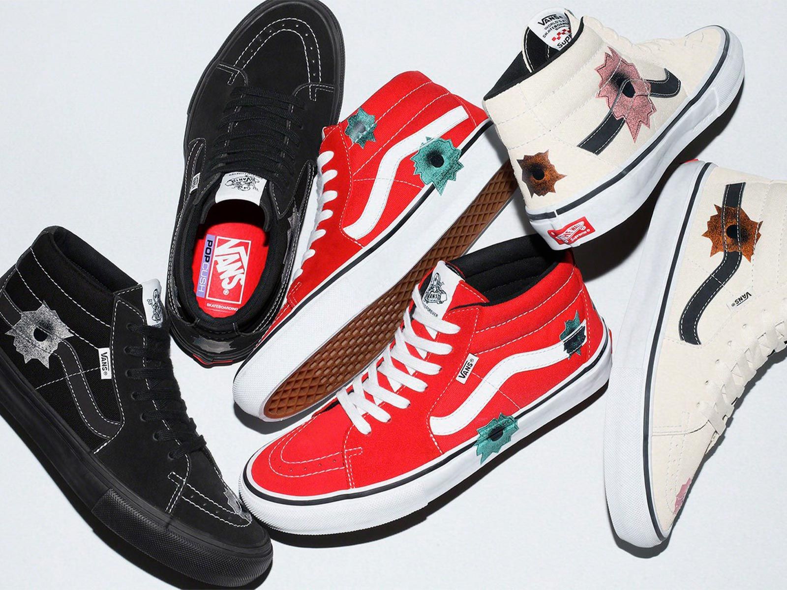 Supreme and Vans add three new Skate Grosso Mid colours