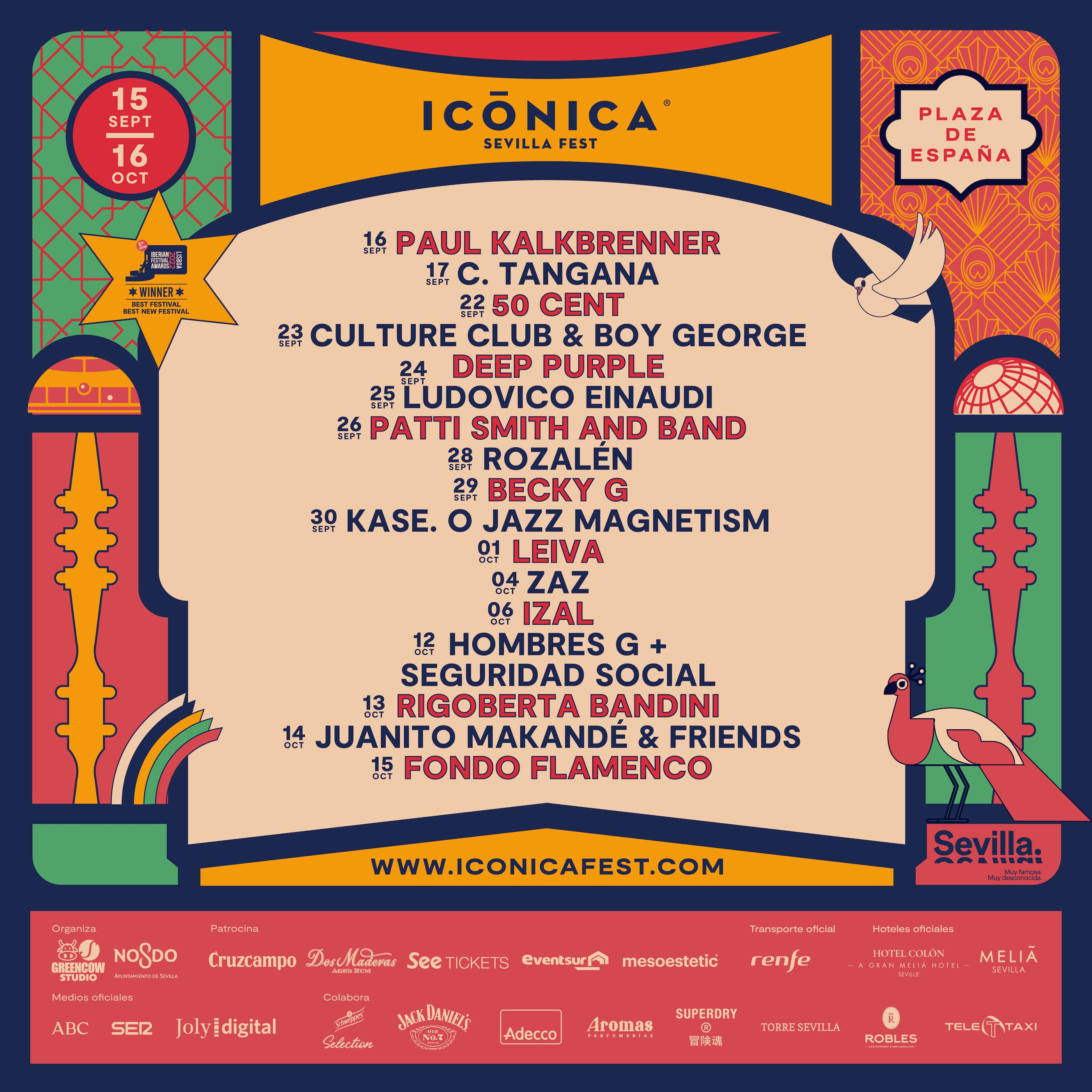 ICONICA Sevilla Fest updates its lineup with new additions HIGHXTAR.