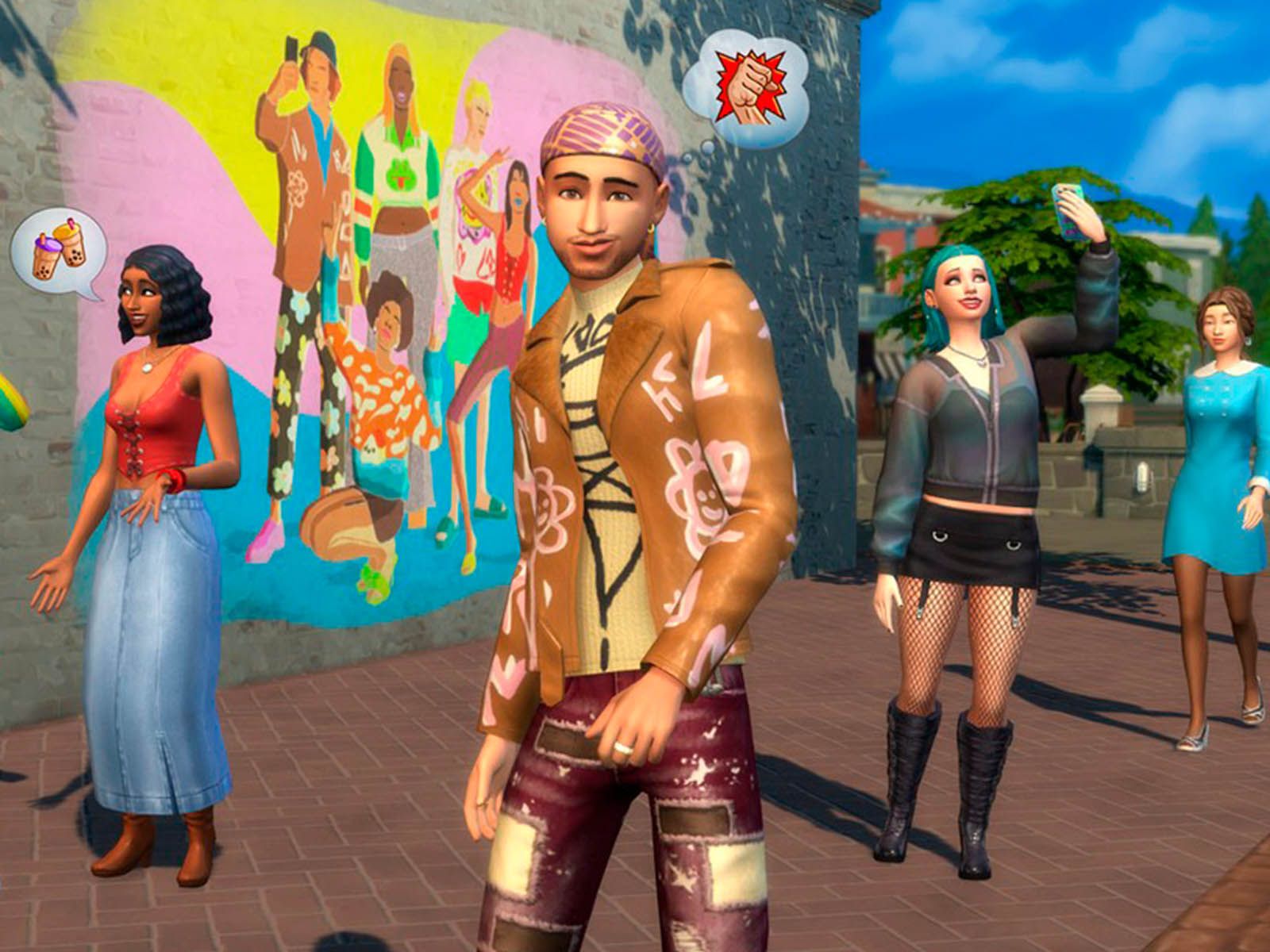 Second-hand fashion lands in The Sims with Depop