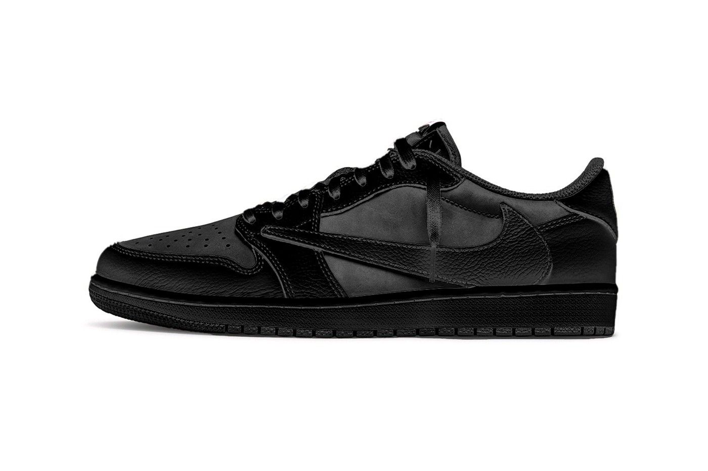 First details of the Travis Scott x Air Jordan 1 Low OG 'Black