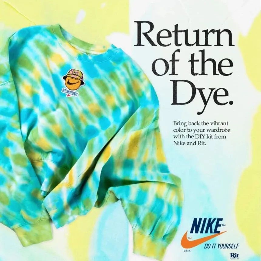 Nike tie hot sale dye sweatshirt