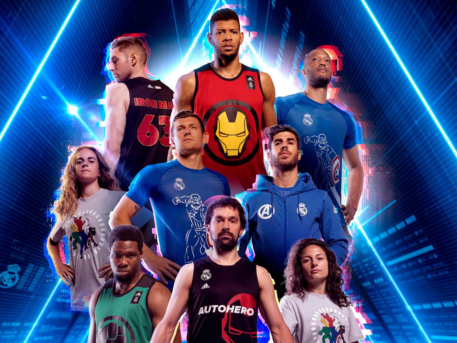 promedio Intermedio Maldito adidas lanza una colección de Marvel Avengers para el Real Madrid -  HIGHXTAR.