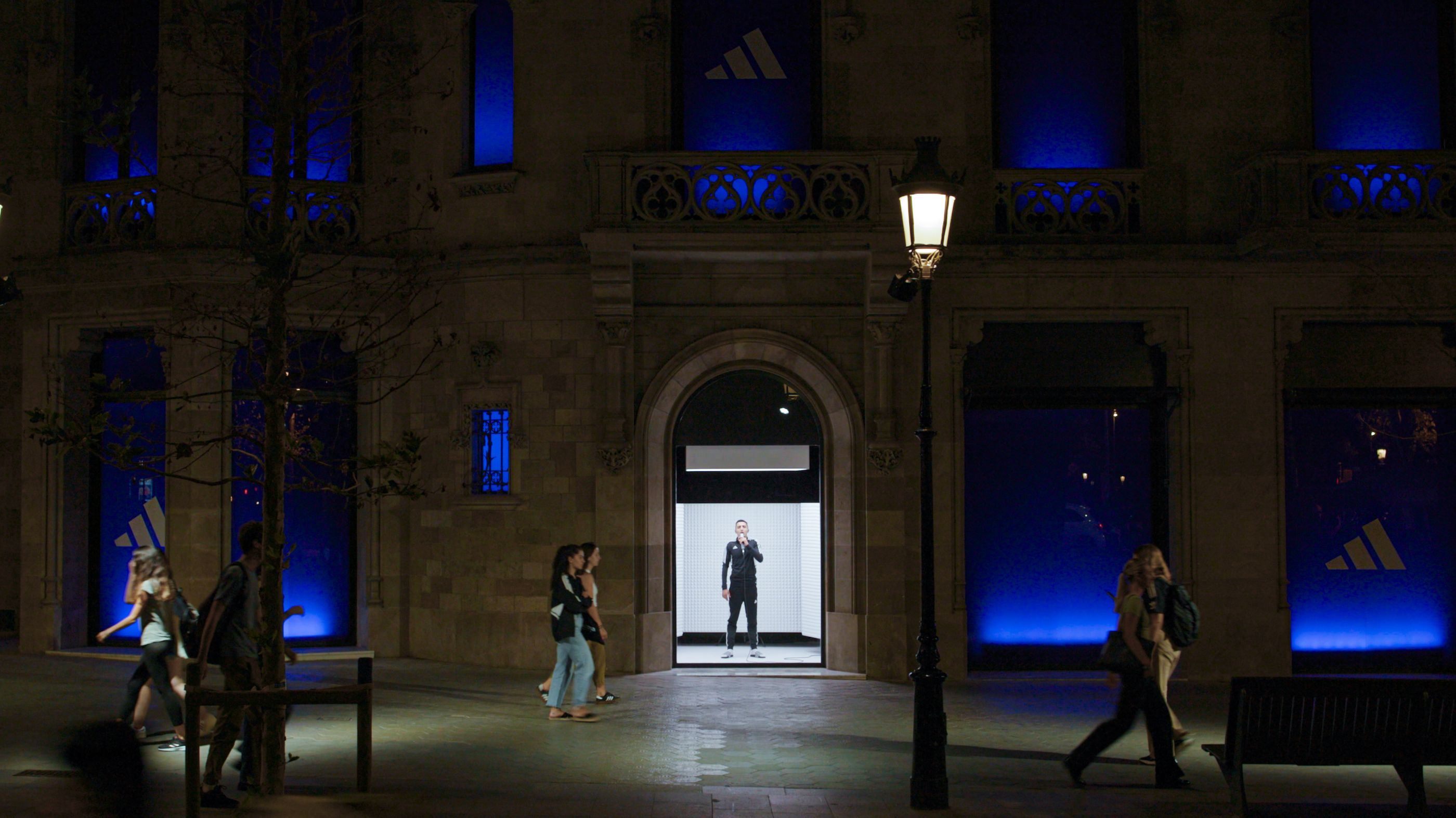 Morad inaugurates the first adidas flagship store in Barcelona