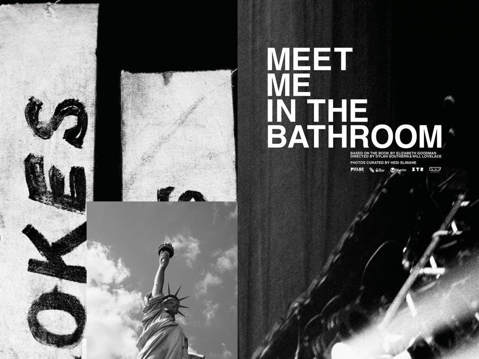 Hedi Slimane takes part in the documentary Meet Me in the Bathroom