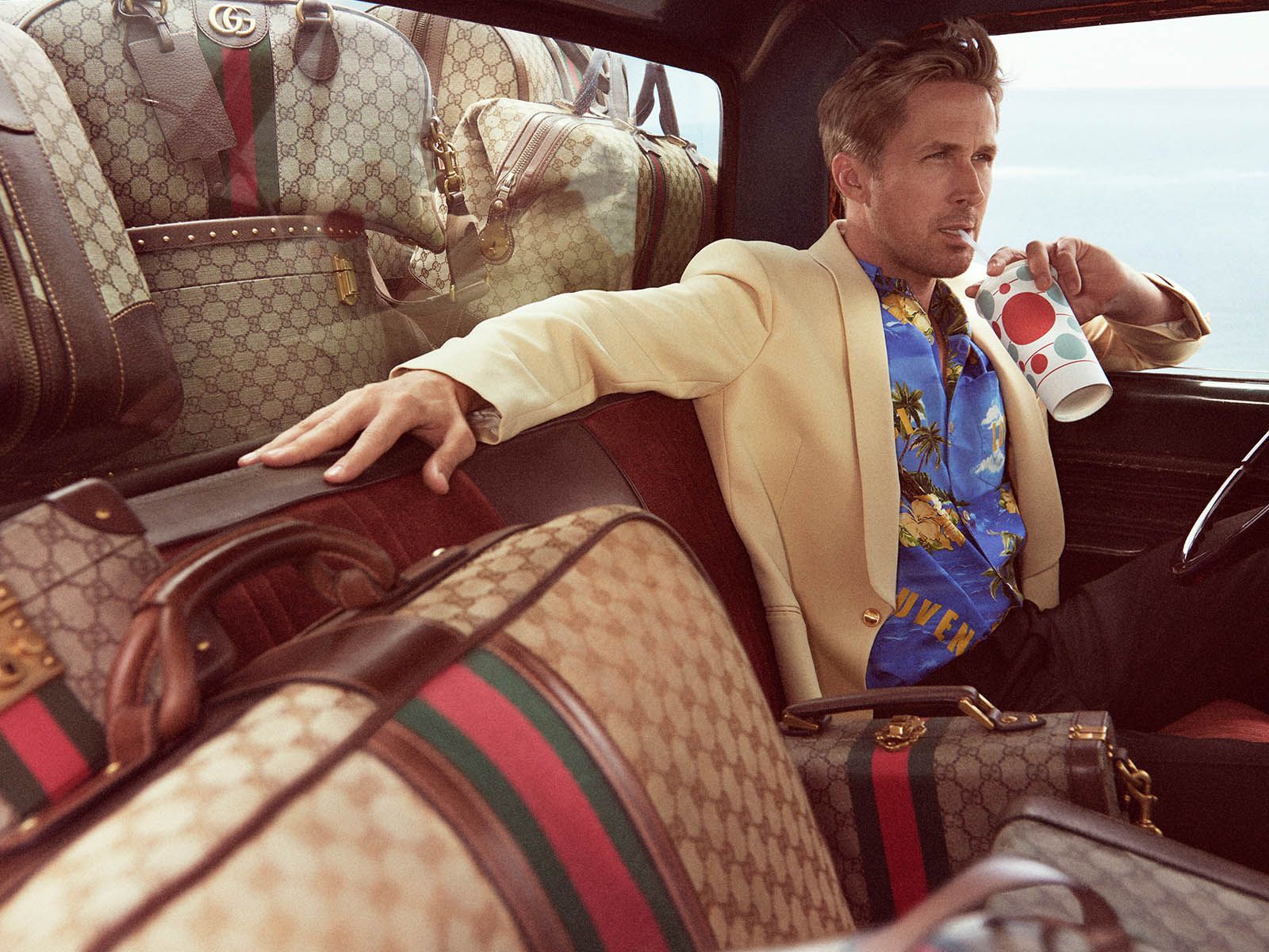 Ryan Gosling es la imagen de la nueva colección de Gucci Savory