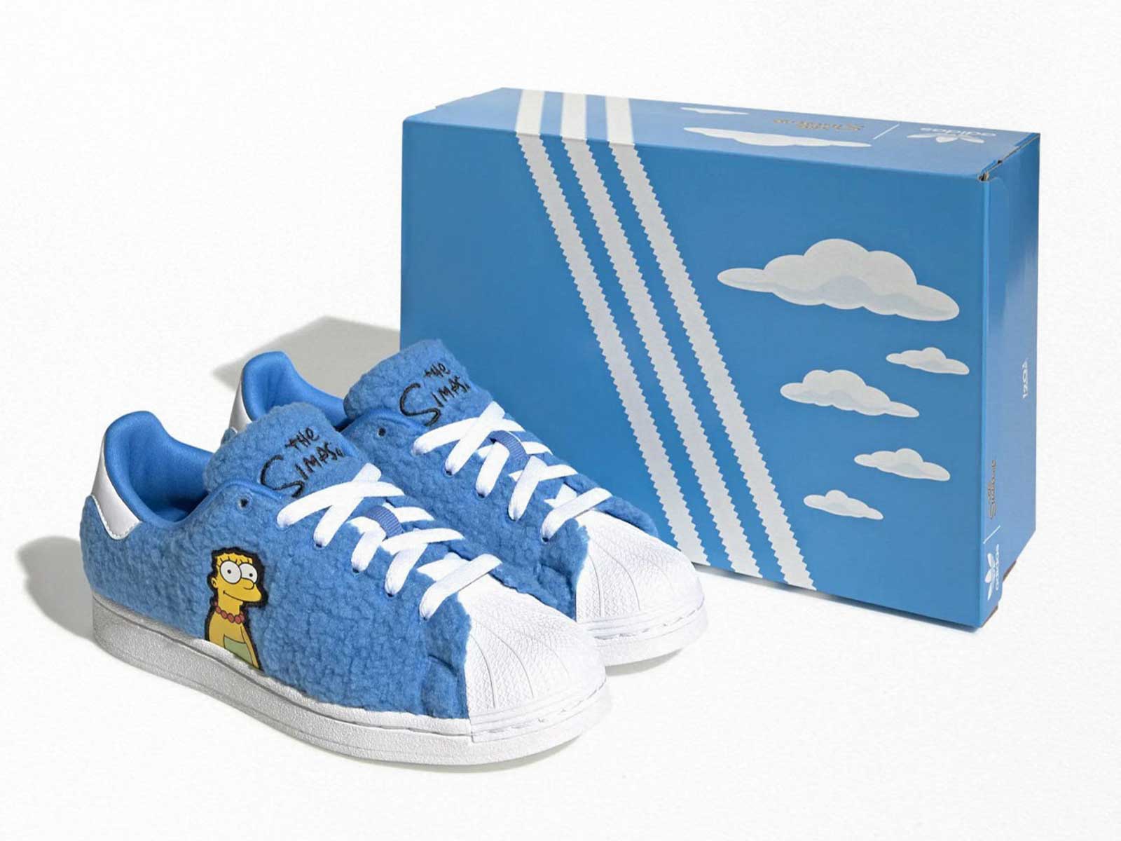 Marge Simpson gets her hands on the adidas Superstars