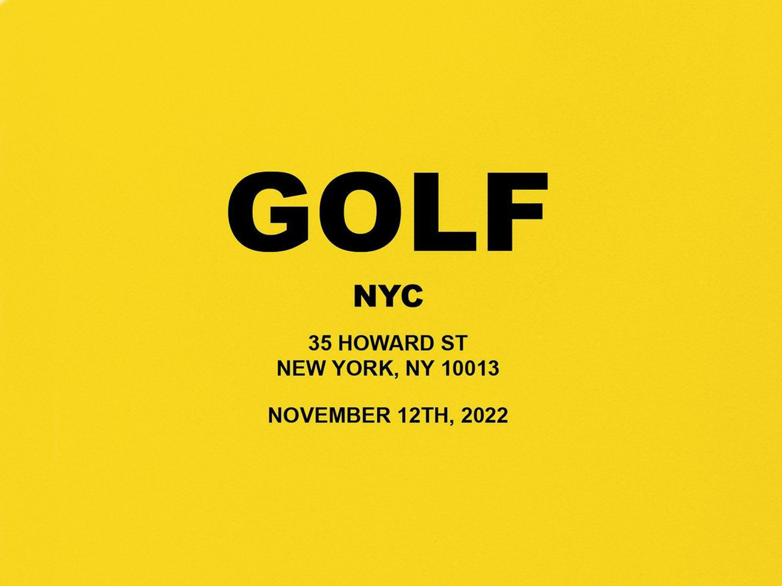 GOLF WANG opens store in New York City