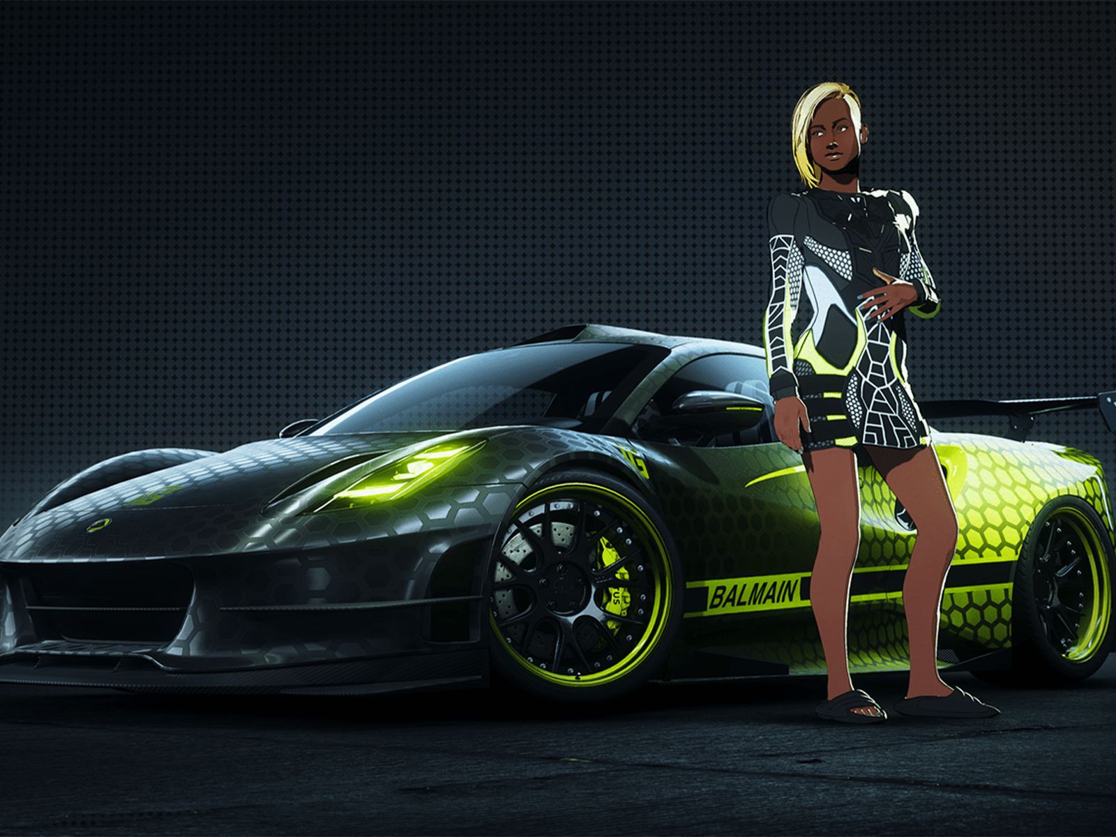 Balmain is also part of ‘Need for Speed Unbound’