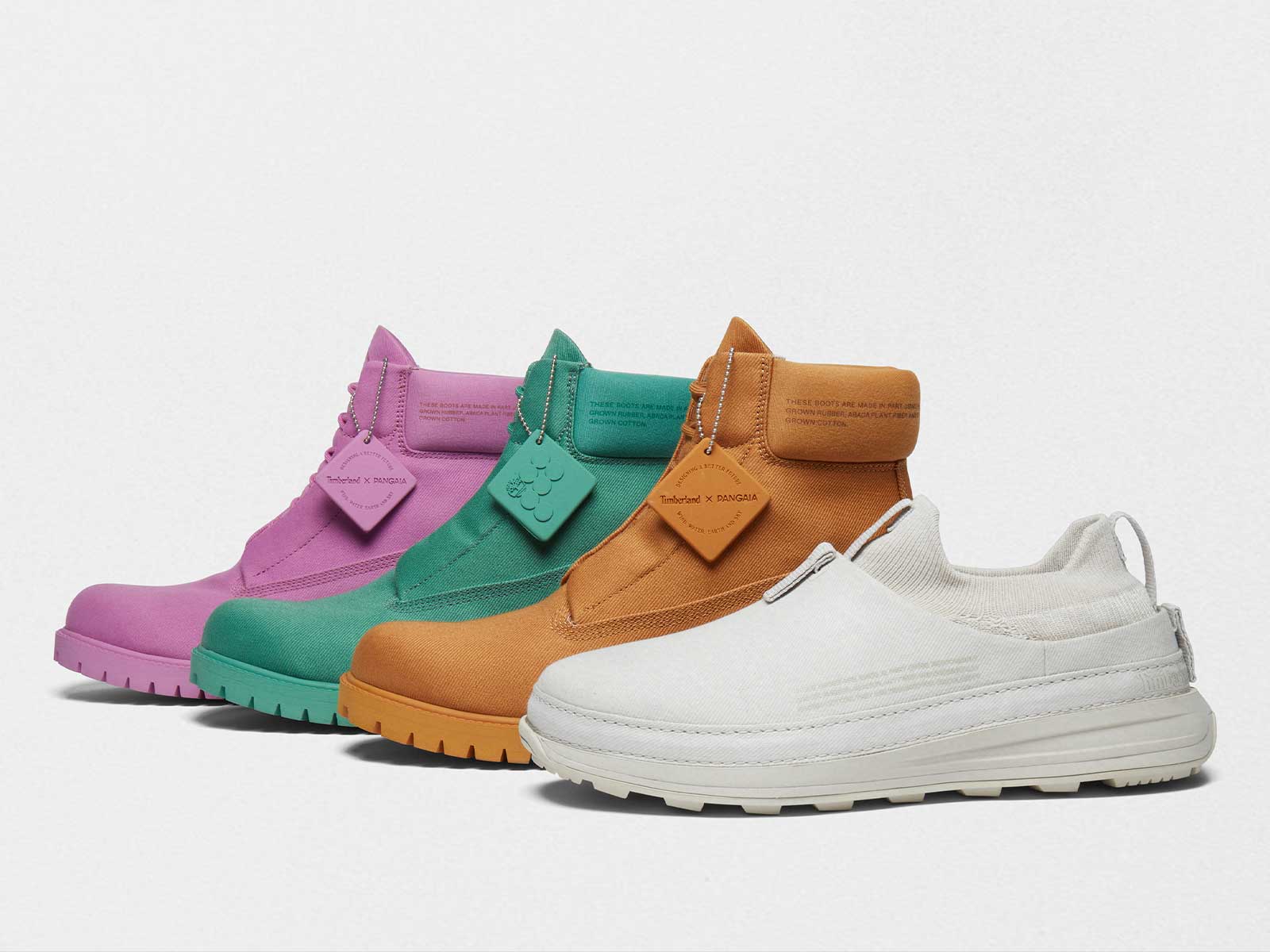 PANGAIA brings colour to Timberland’s most classic silhouette