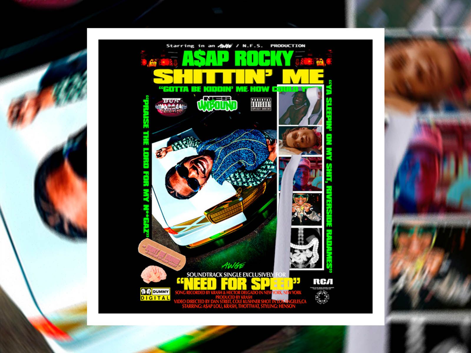 A$AP Rocky officially releases “Shittin’ Me”