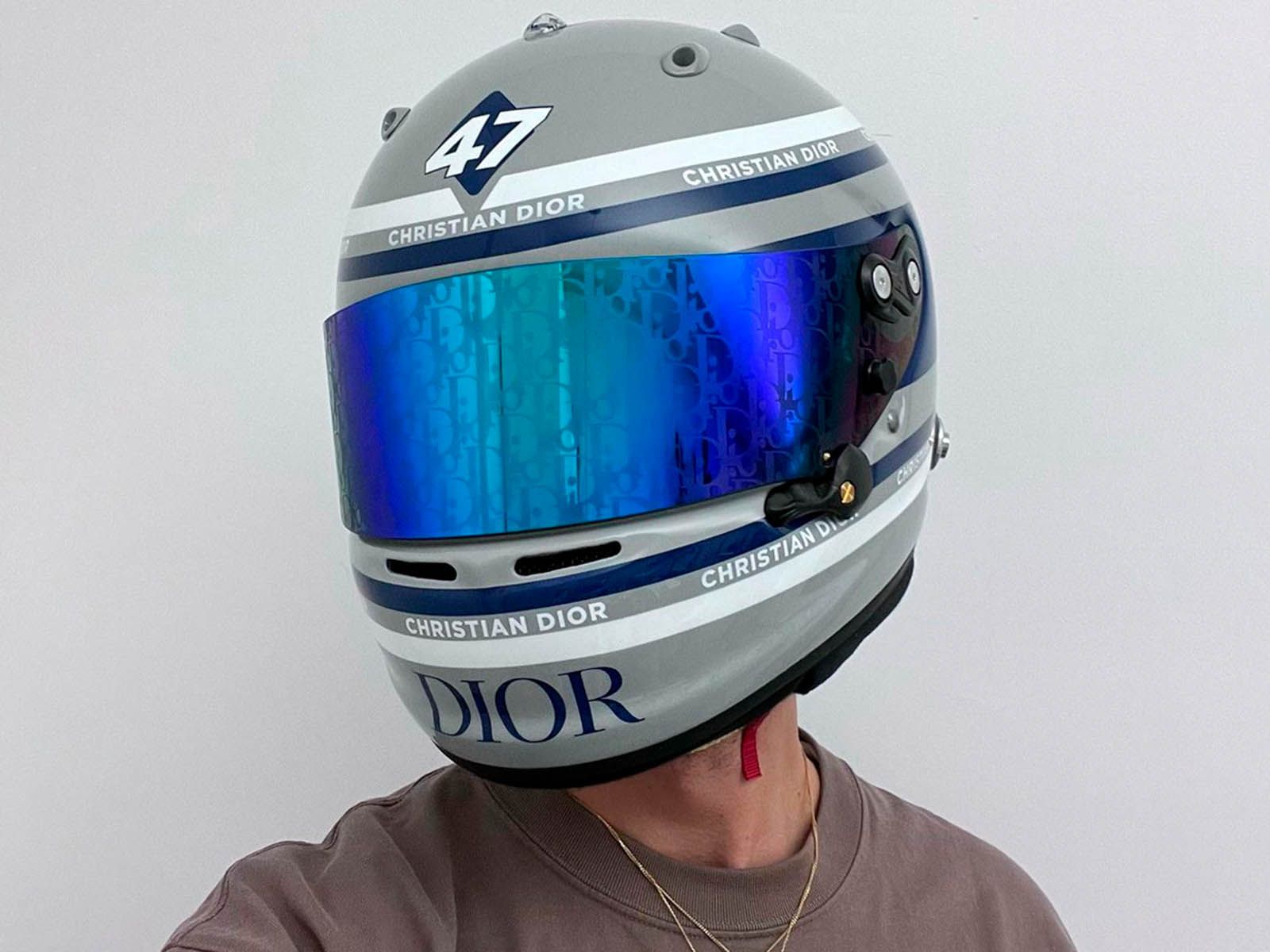 Thibo Denis presents the new Dior Racing Helmet