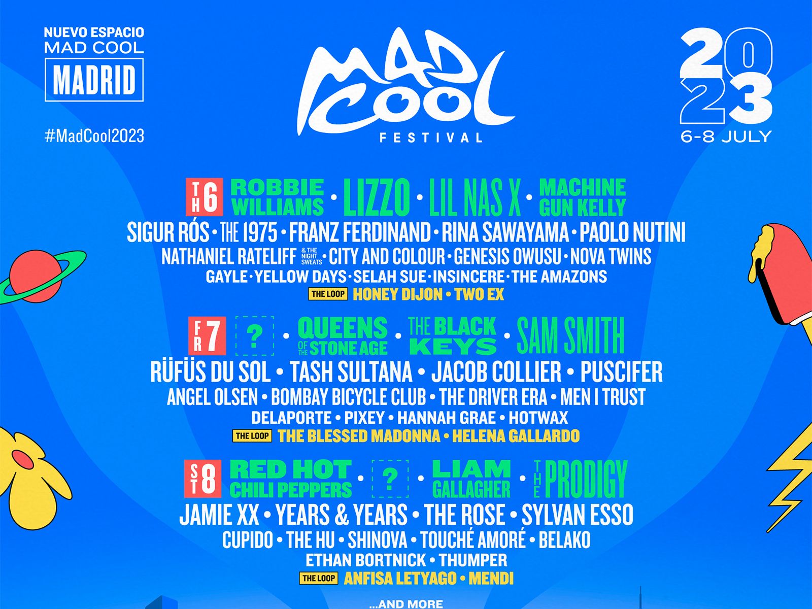 Mad Cool confirma los primeros artistas para su edición de 2023
