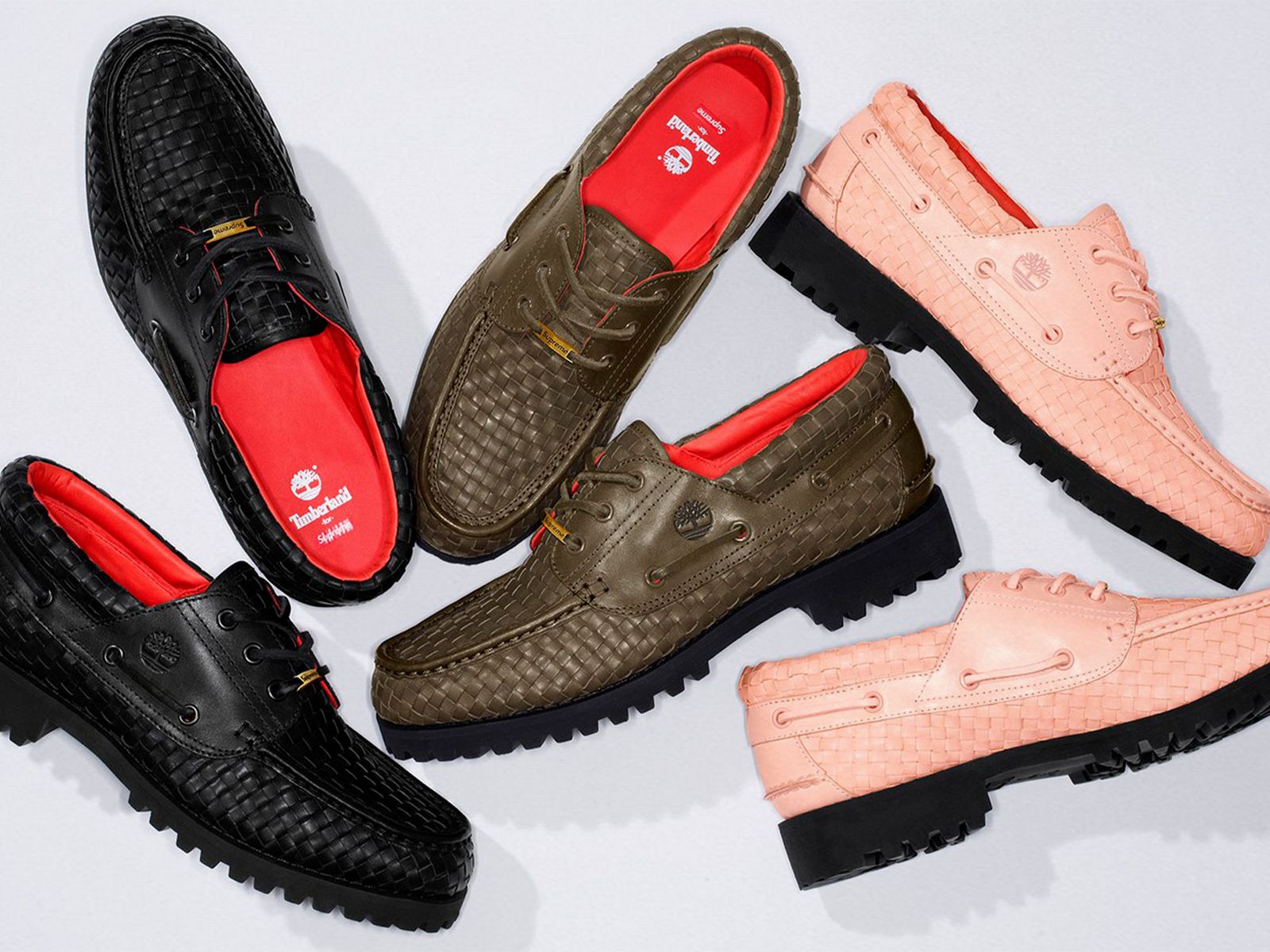 Supreme revamps Timberland’s classic boat shoe