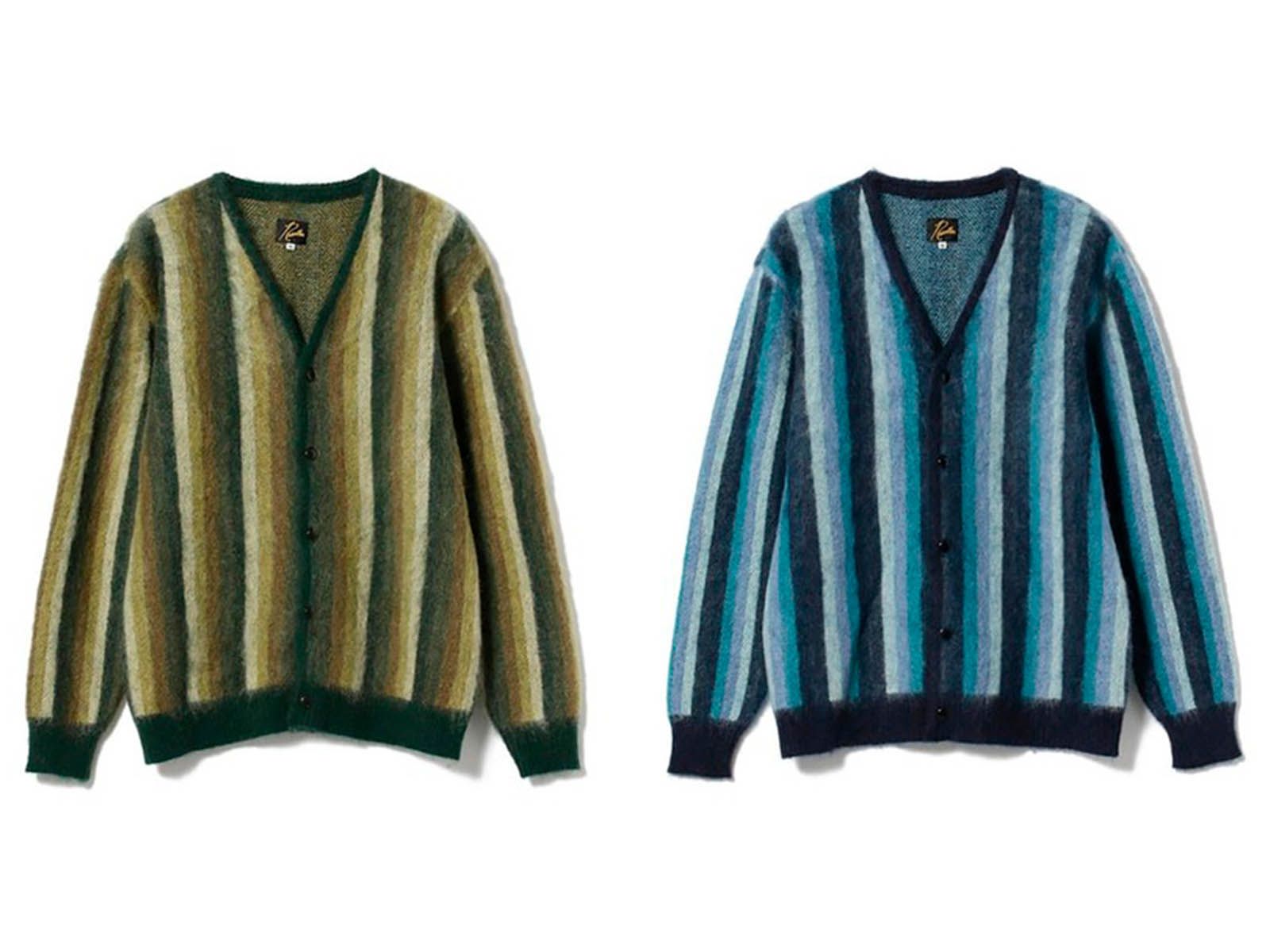 This is the new mohair cardigan from Beams x Needles