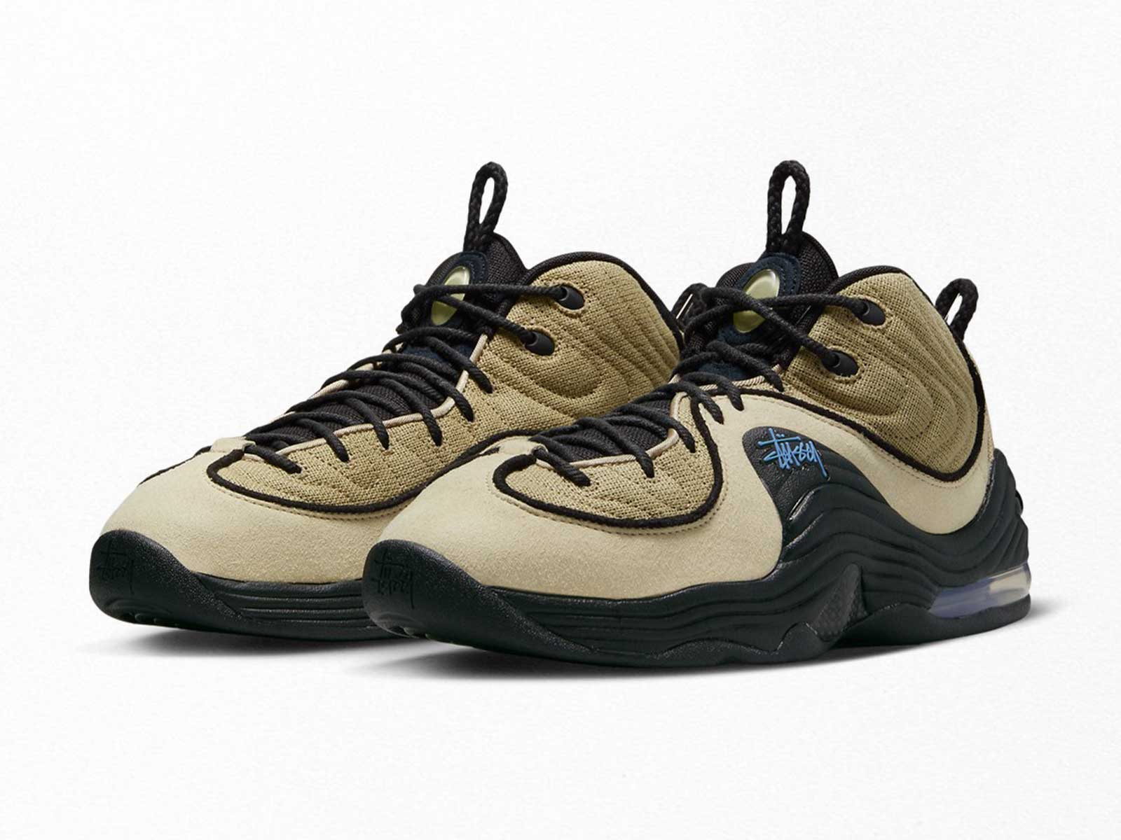 The Stüssy x Nike Air Max Penny 2 reinvents itself in ochre colour