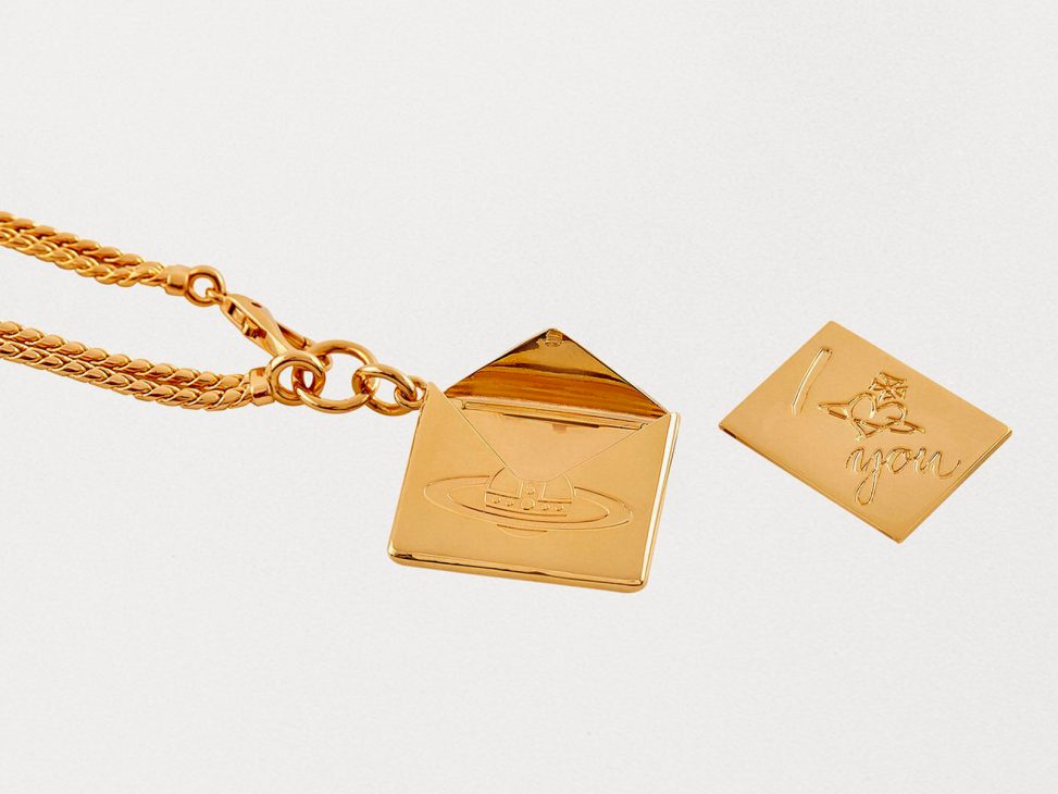 vivienne westwood love drop necklace