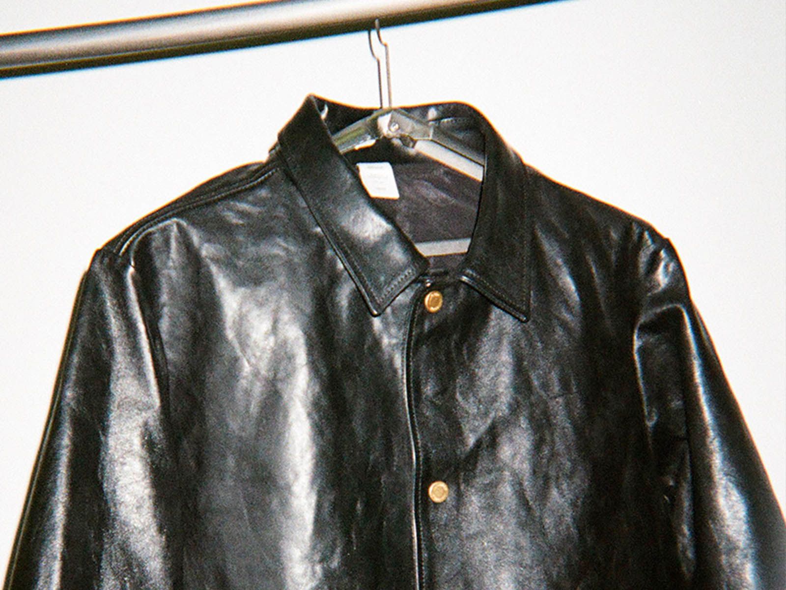 The Coach Jacket by JJJJound arrives in leather version - HIGHXTAR.