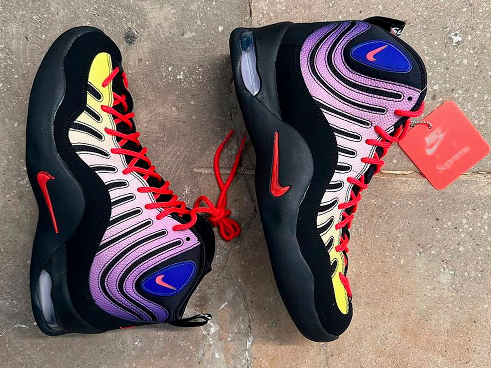 First images of the Supreme x Nike Air Bakin leaked