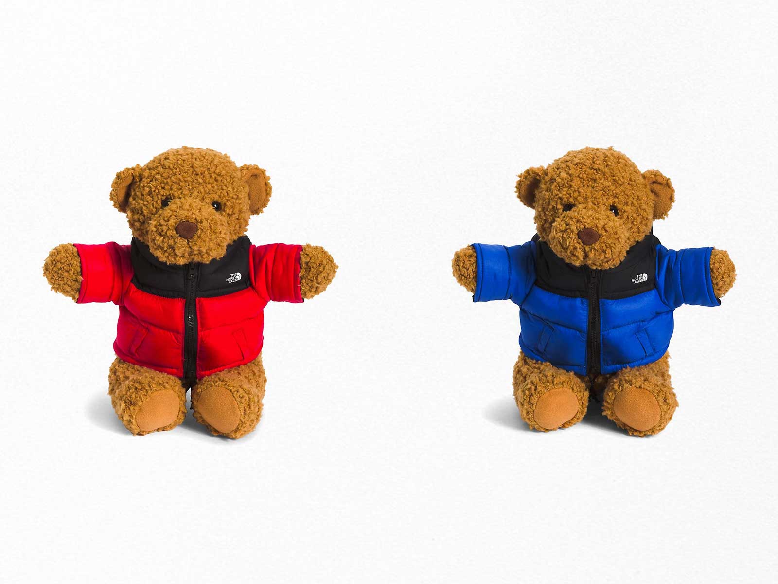 The North Face commemorates 30th anniversary of its Nuptse jacket with two teddy bears