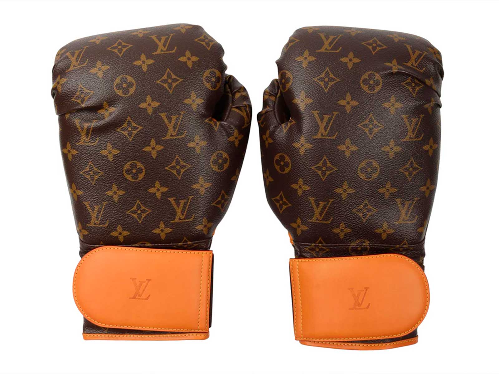A la venta unos guantes de boxeo exclusivos Louis Vuitton de Karl Lagerfeld