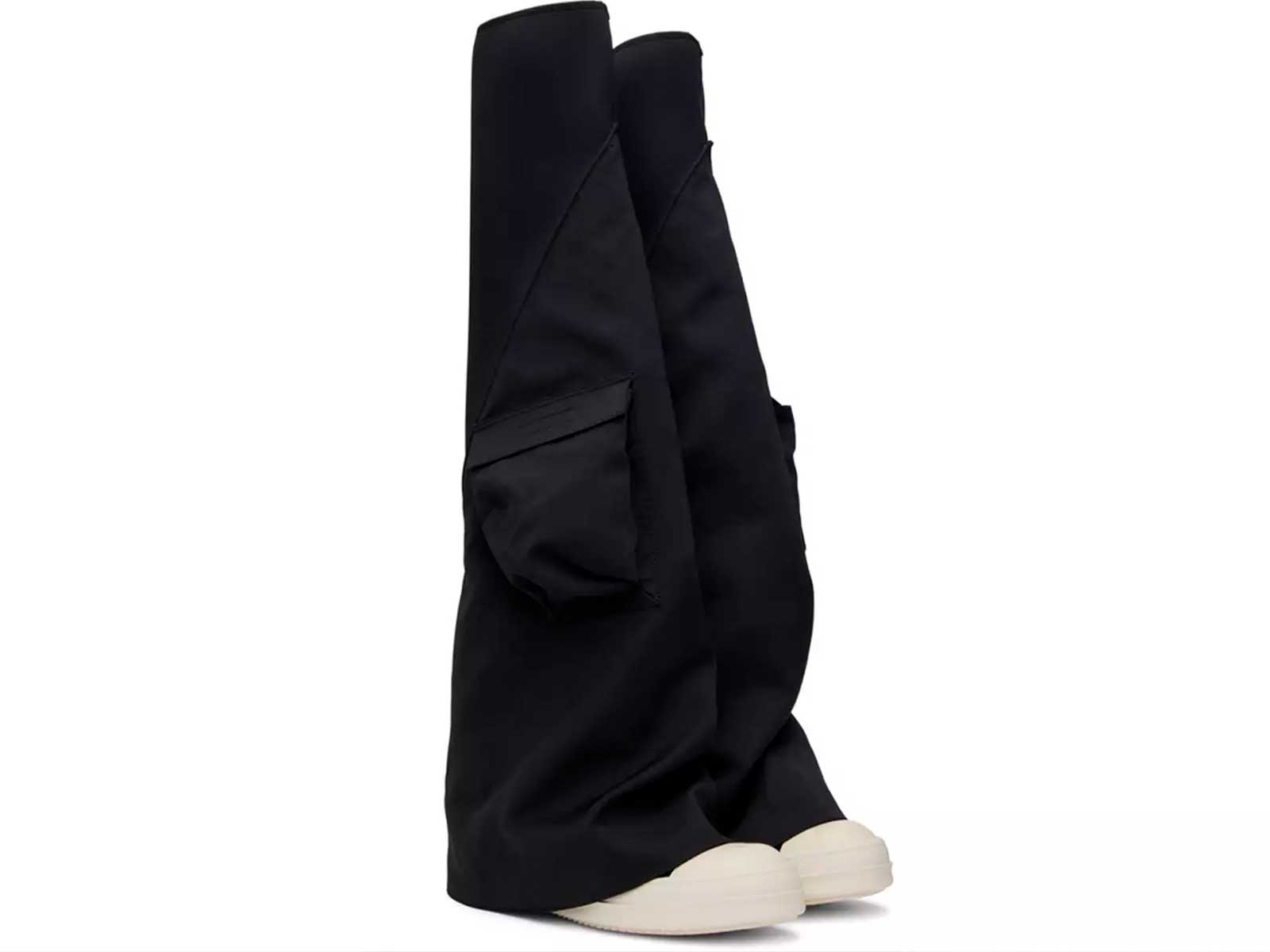 Rick Owens DRKSHDW Cargo Fetish boots are both pants and footwear