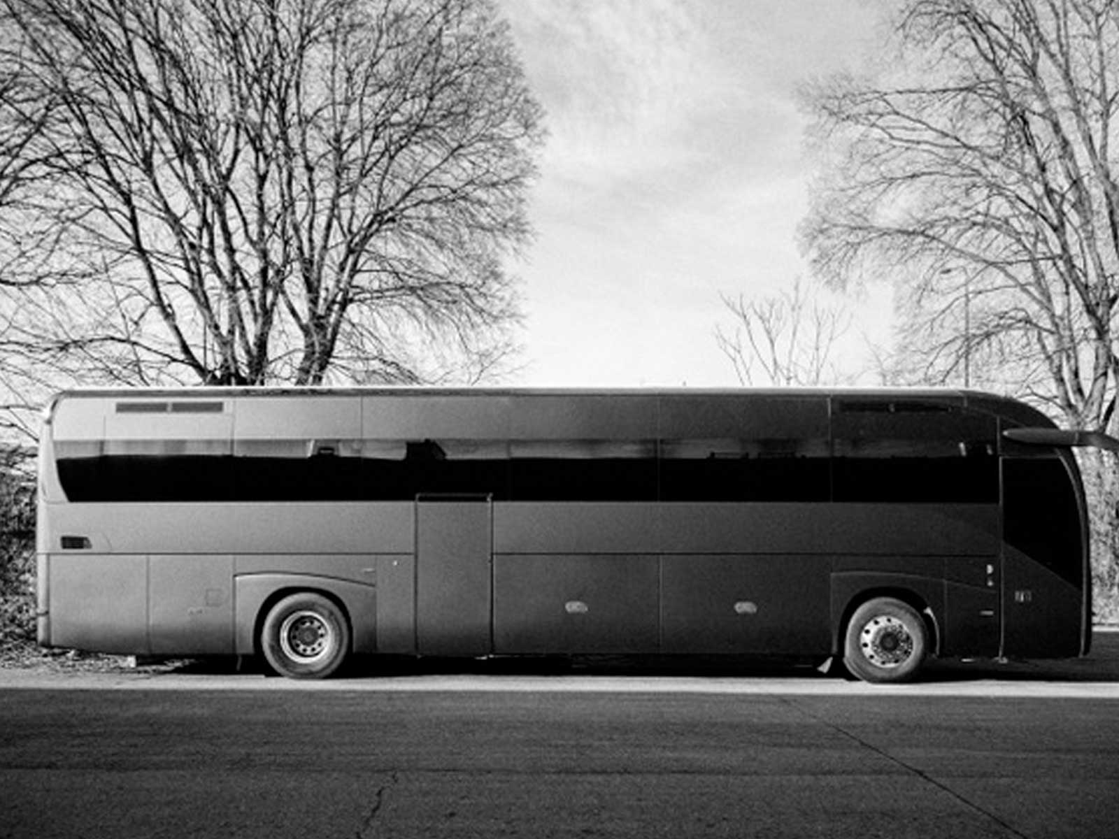 This is the Moncler x Rick Owens custom tour bus