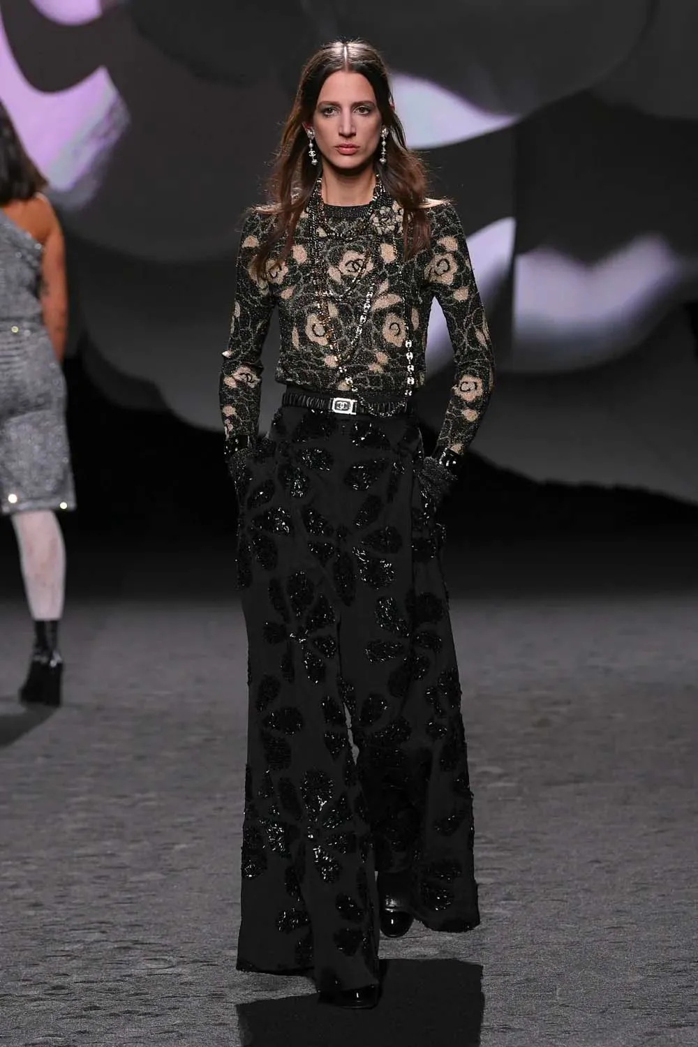 See Chanel's Camellia-Inspired FW/23 Paris Fashion Week Show Here
